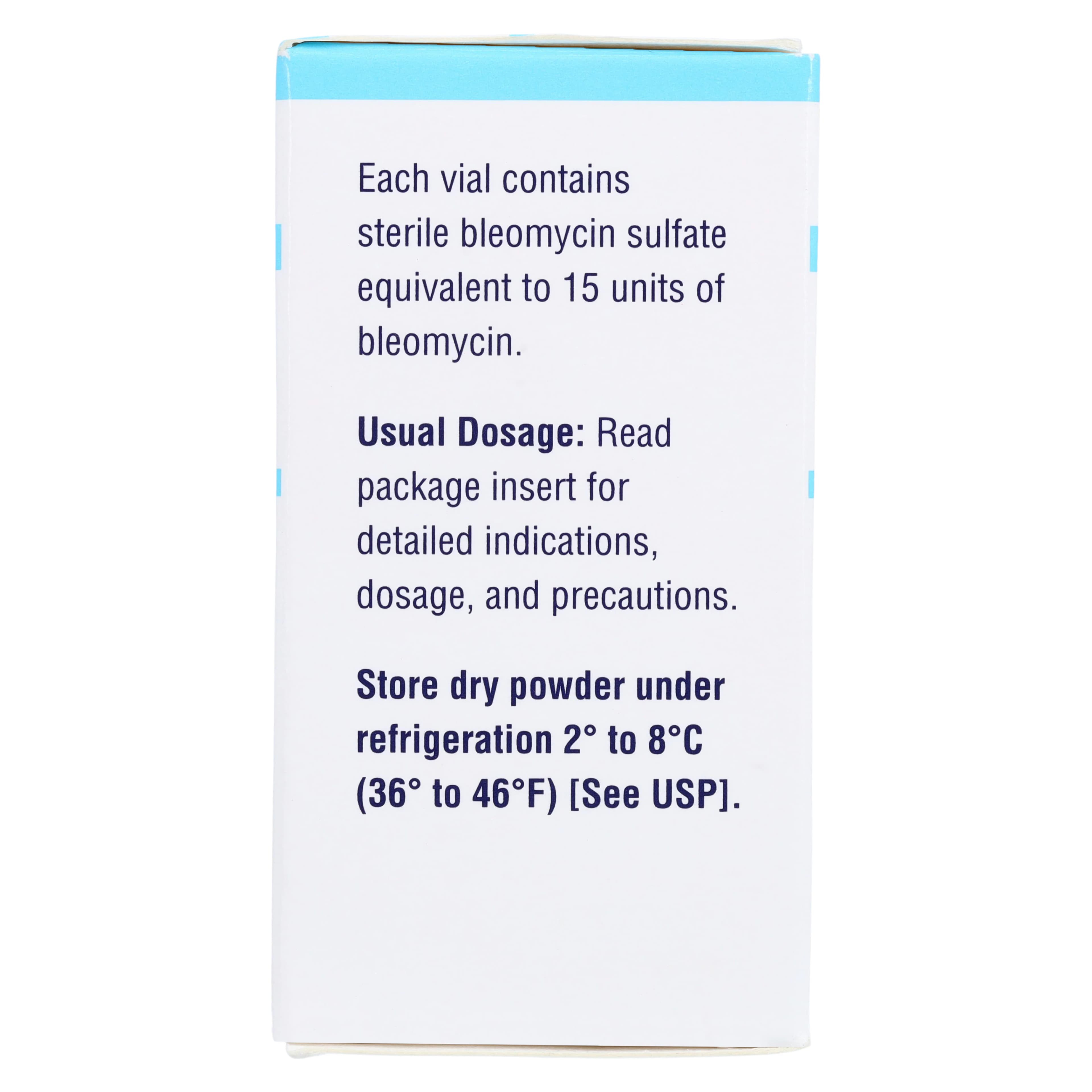 Bleomycin for Injection, 15 IU Single-Dose Vial, 10 mL, Hikma Pharmaceuticals thumbnail 4