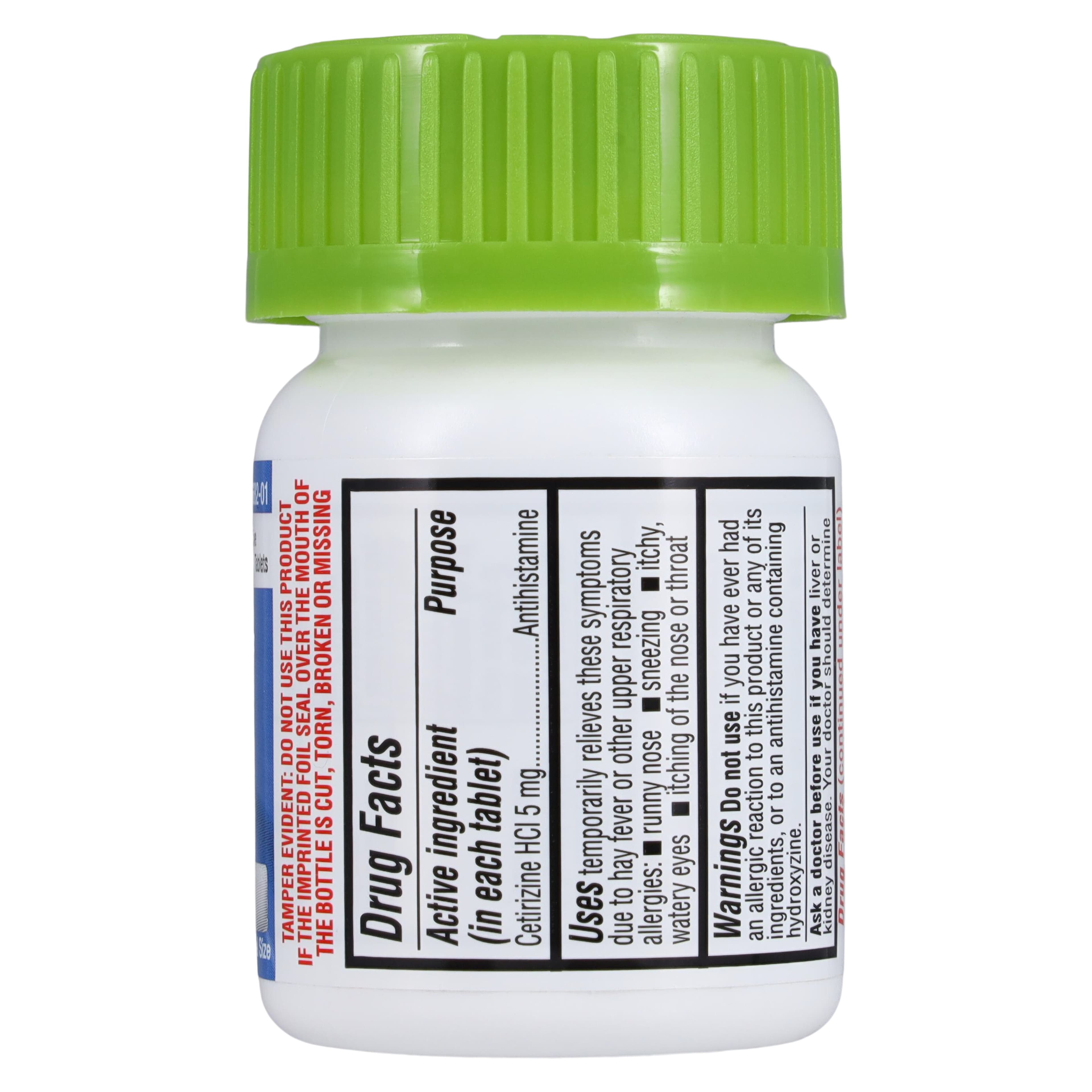 Cetirizine HCl Tablets 5mg, 100/Bottle, Time-Cap Labs Inc thumbnail 2