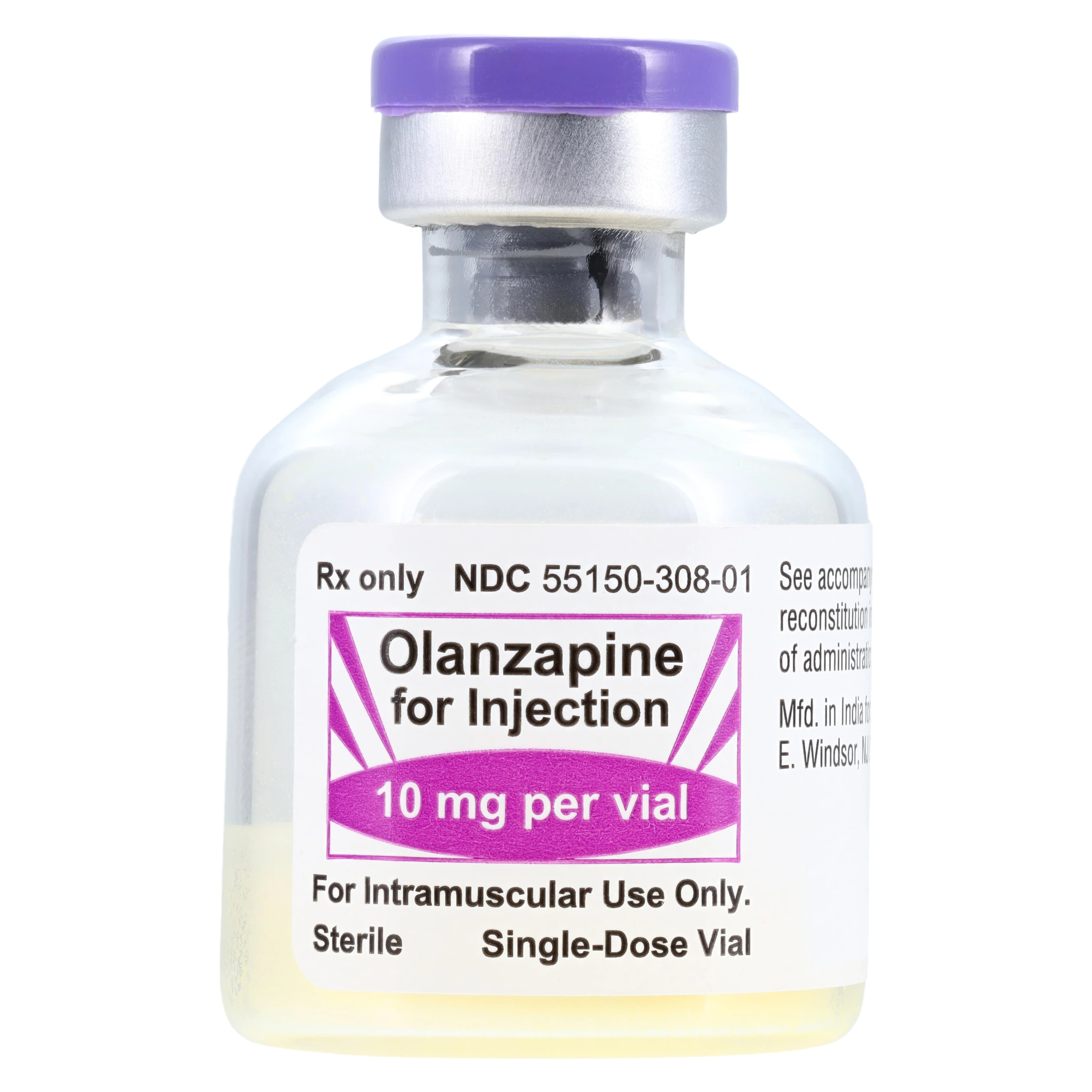 Olanzapine Injection 10mg/mL SDV 1mL Each thumbnail 2
