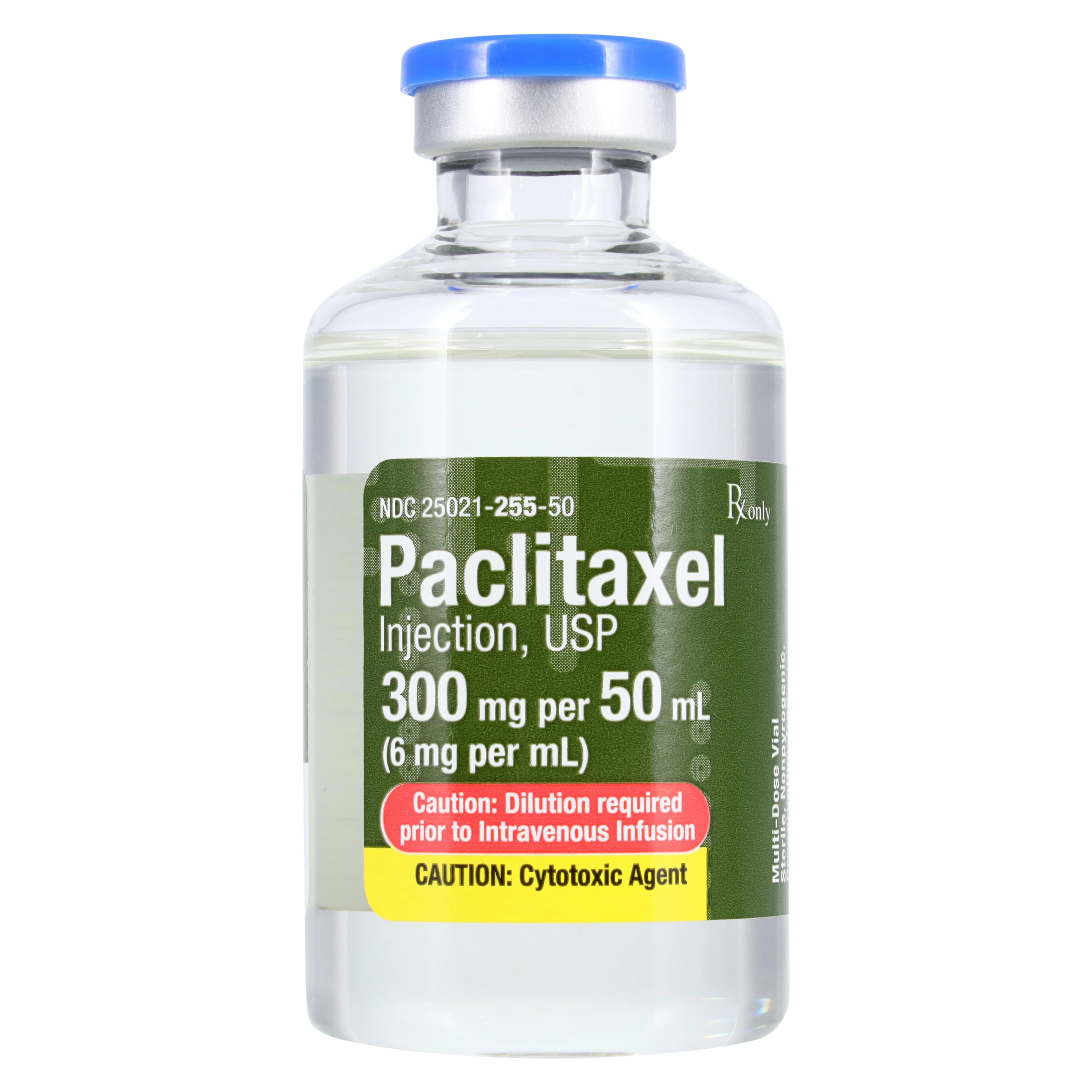 Paclitaxel Injection 6 mg/mL, Multi-Dose Vial, 50 mL, Sagent Pharmaceuticals thumbnail 2