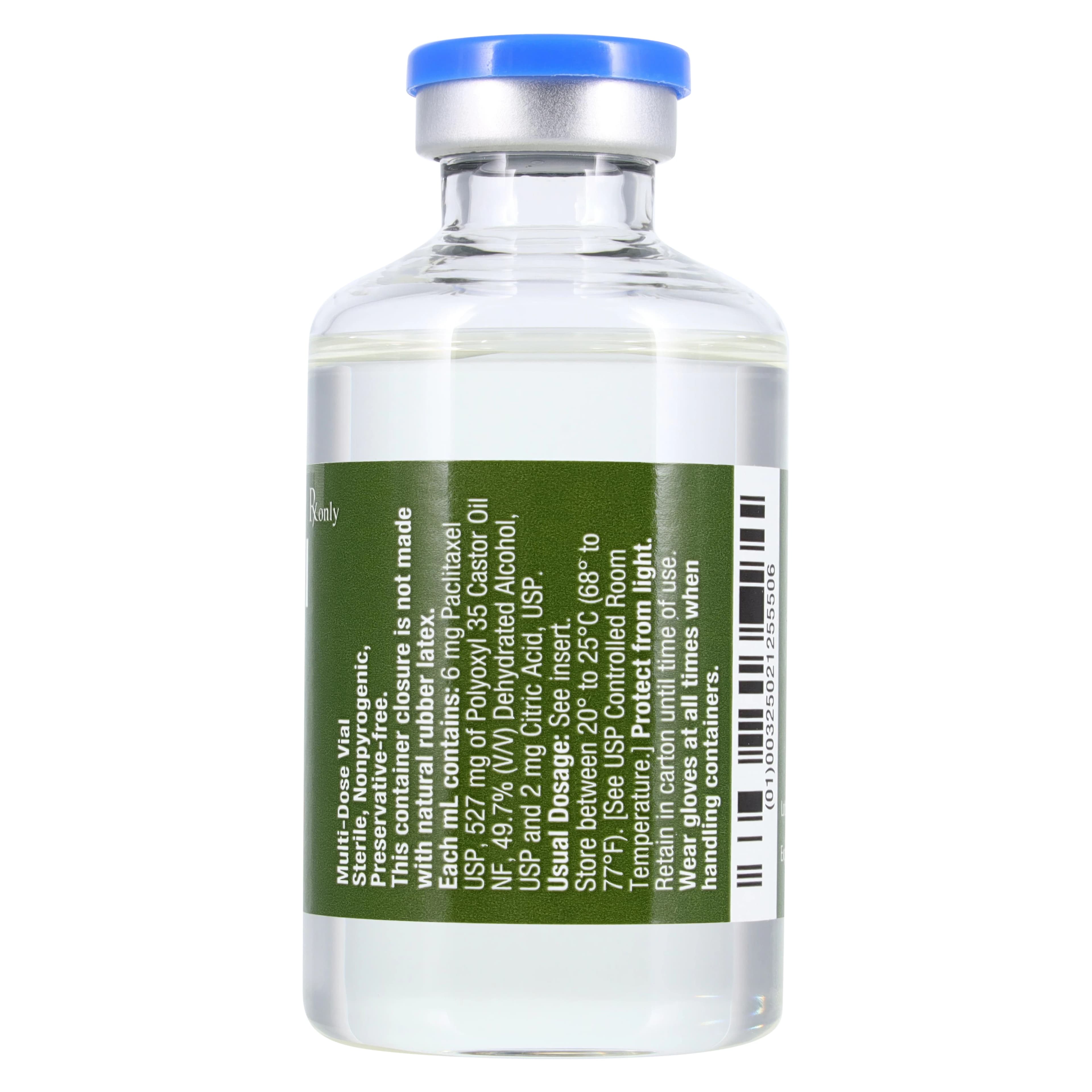 Paclitaxel Injection 6 mg/mL, Multi-Dose Vial, 50 mL, Sagent Pharmaceuticals thumbnail 3
