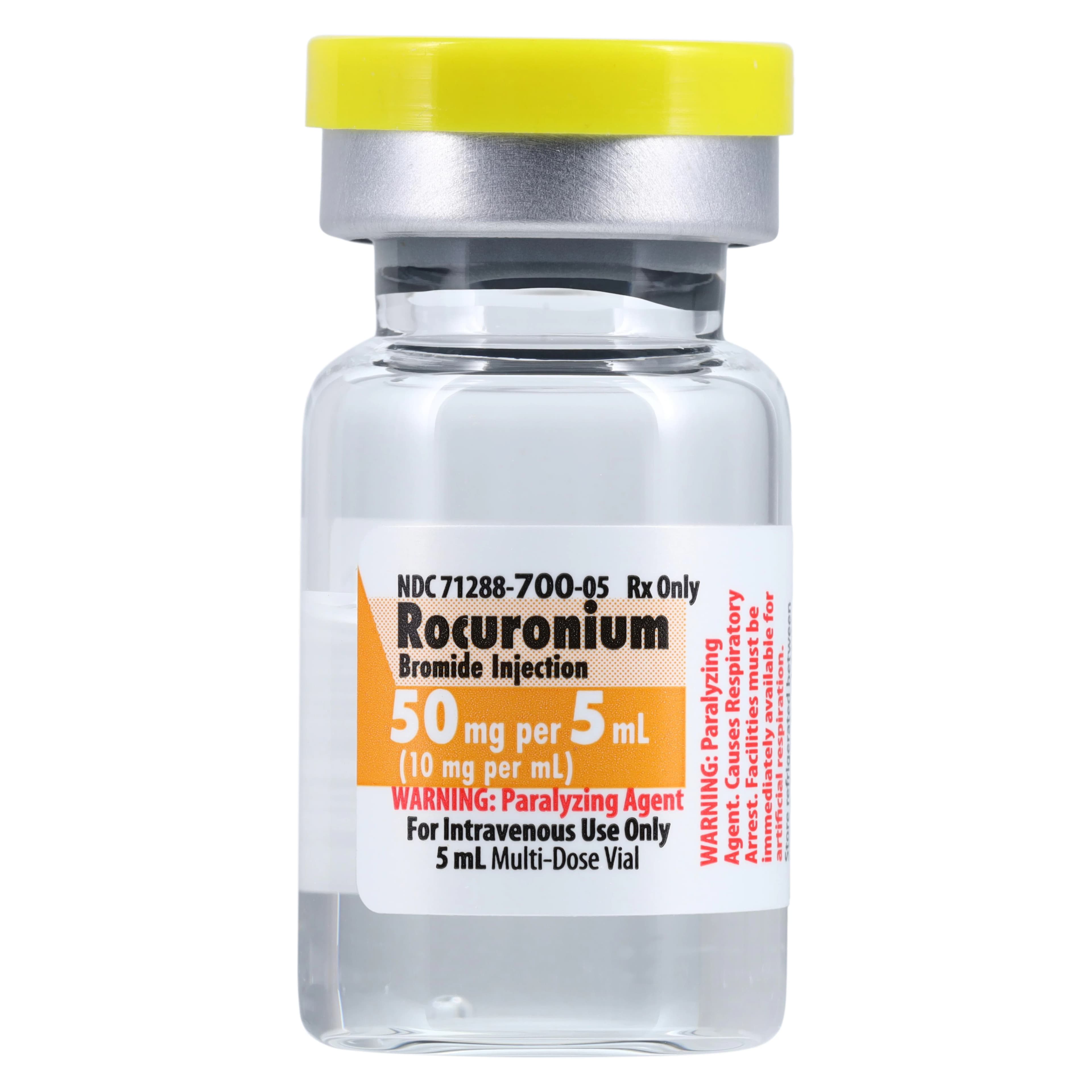 Rocuronium Bromide Injection, 10mg/mL, MDV, 5mL Vial, 10/Package thumbnail 4