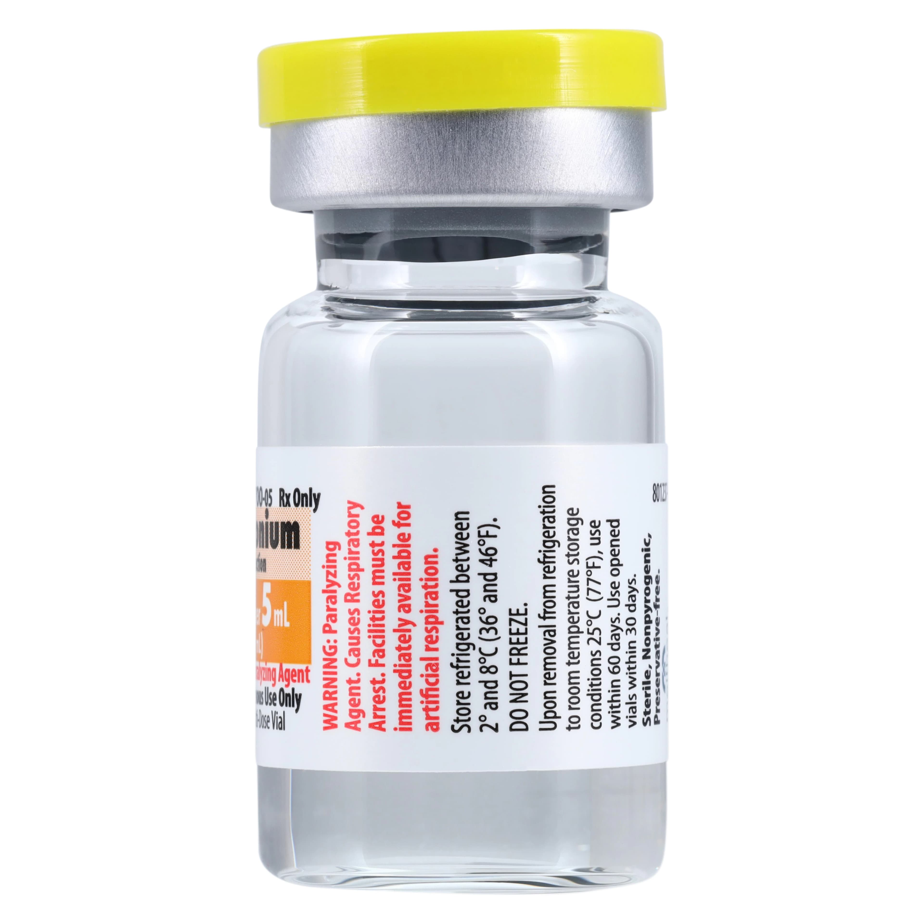 Rocuronium Bromide Injection, 10mg/mL, MDV, 5mL Vial, 10/Package thumbnail 5