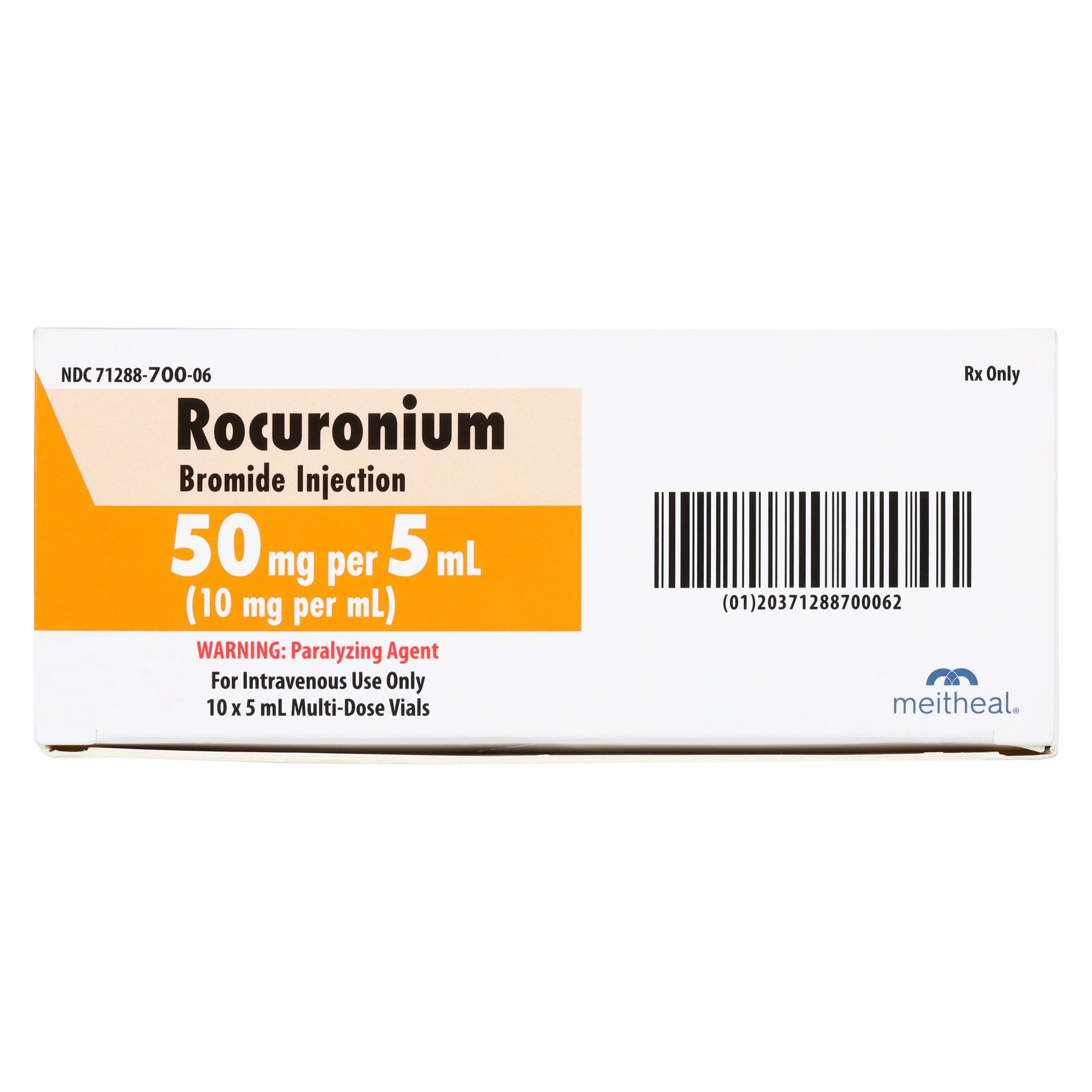 Rocuronium Bromide Injection, 10mg/mL, MDV, 5mL Vial, 10/Package thumbnail 7