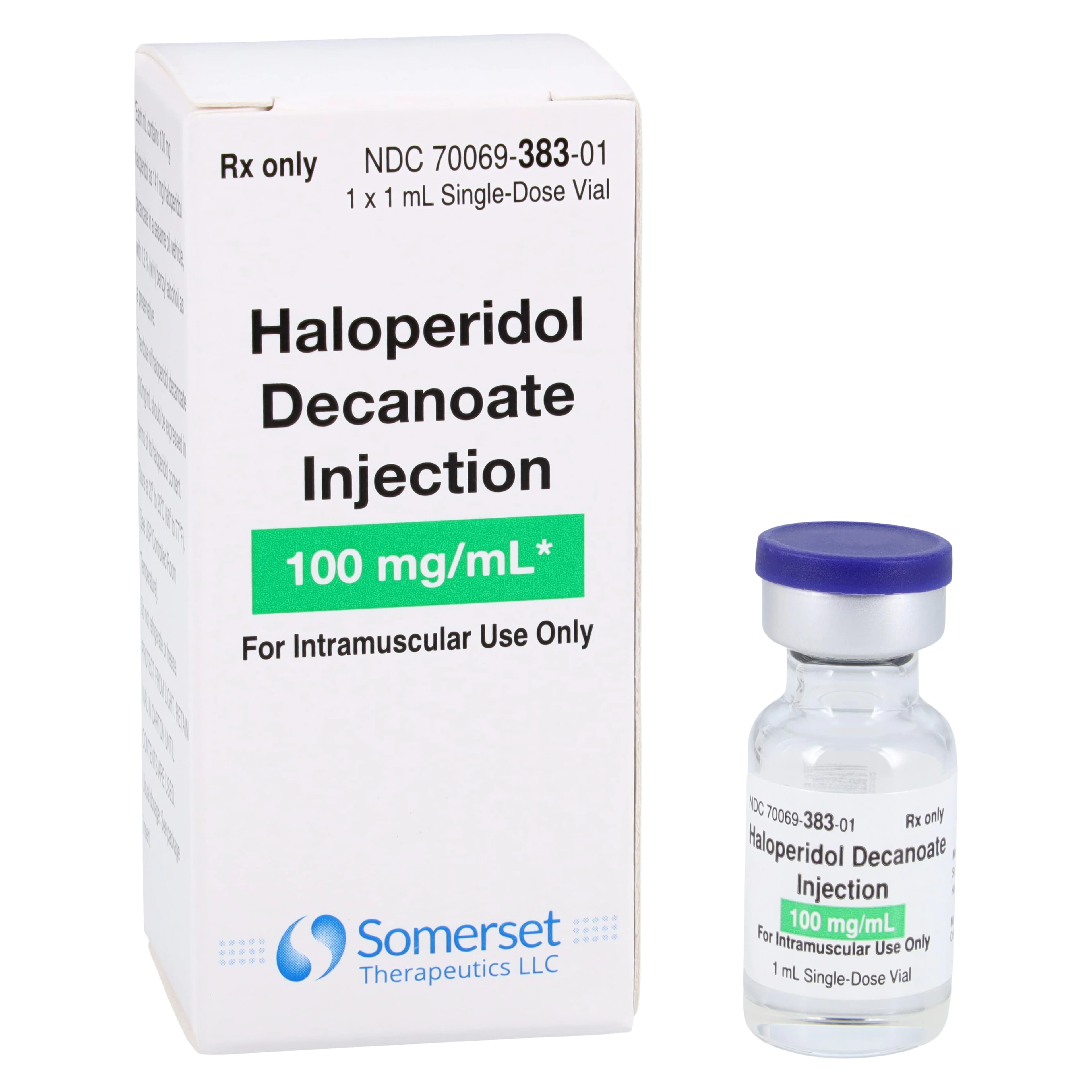 Haloperidol Decanoate Injection, 100 mg/mL, Single-Dose Vial, 1 mL - Haloperidol Dec Inj SDV 1mL - Image 1