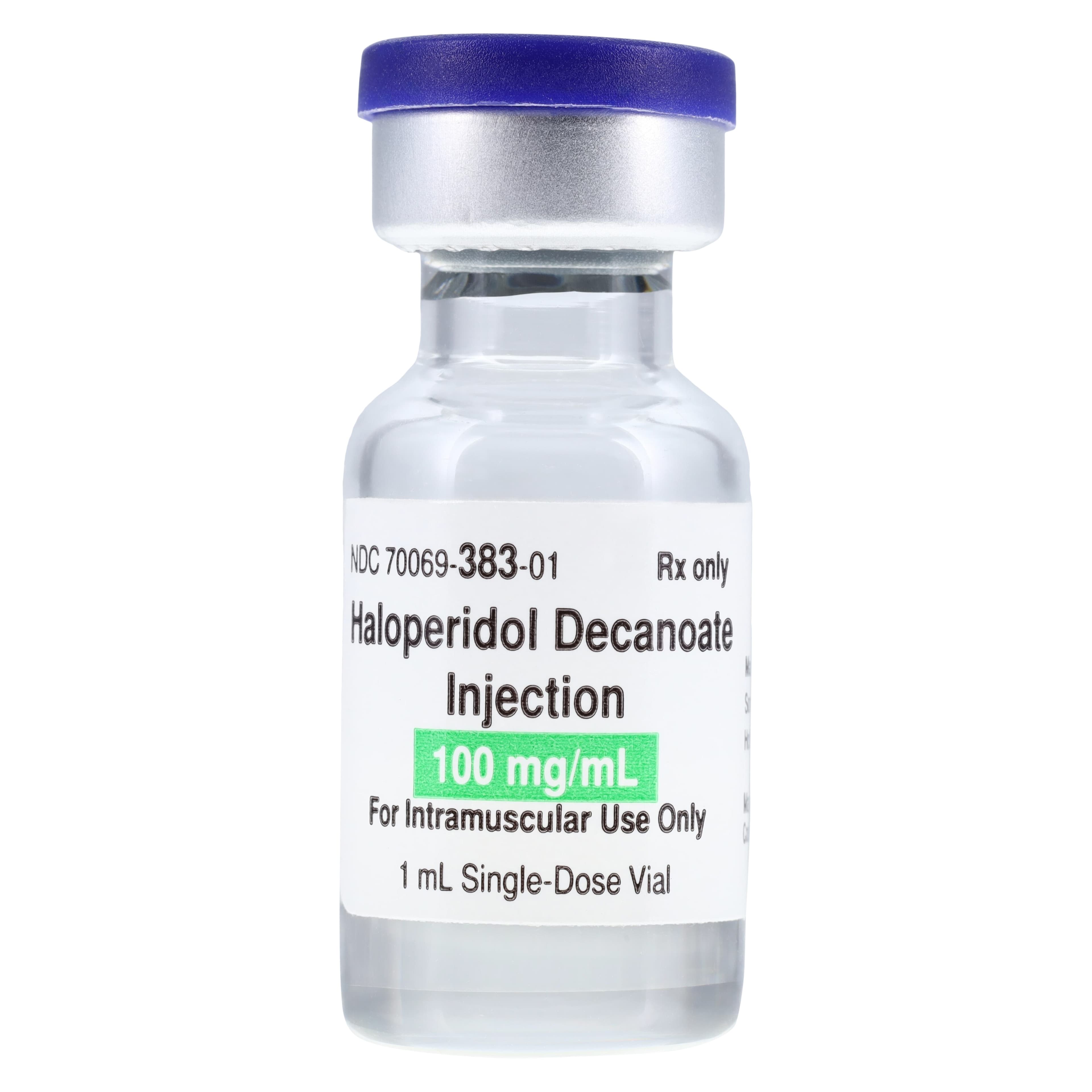Haloperidol Decanoate Injection, 100 mg/mL, Single-Dose Vial, 1 mL thumbnail 2