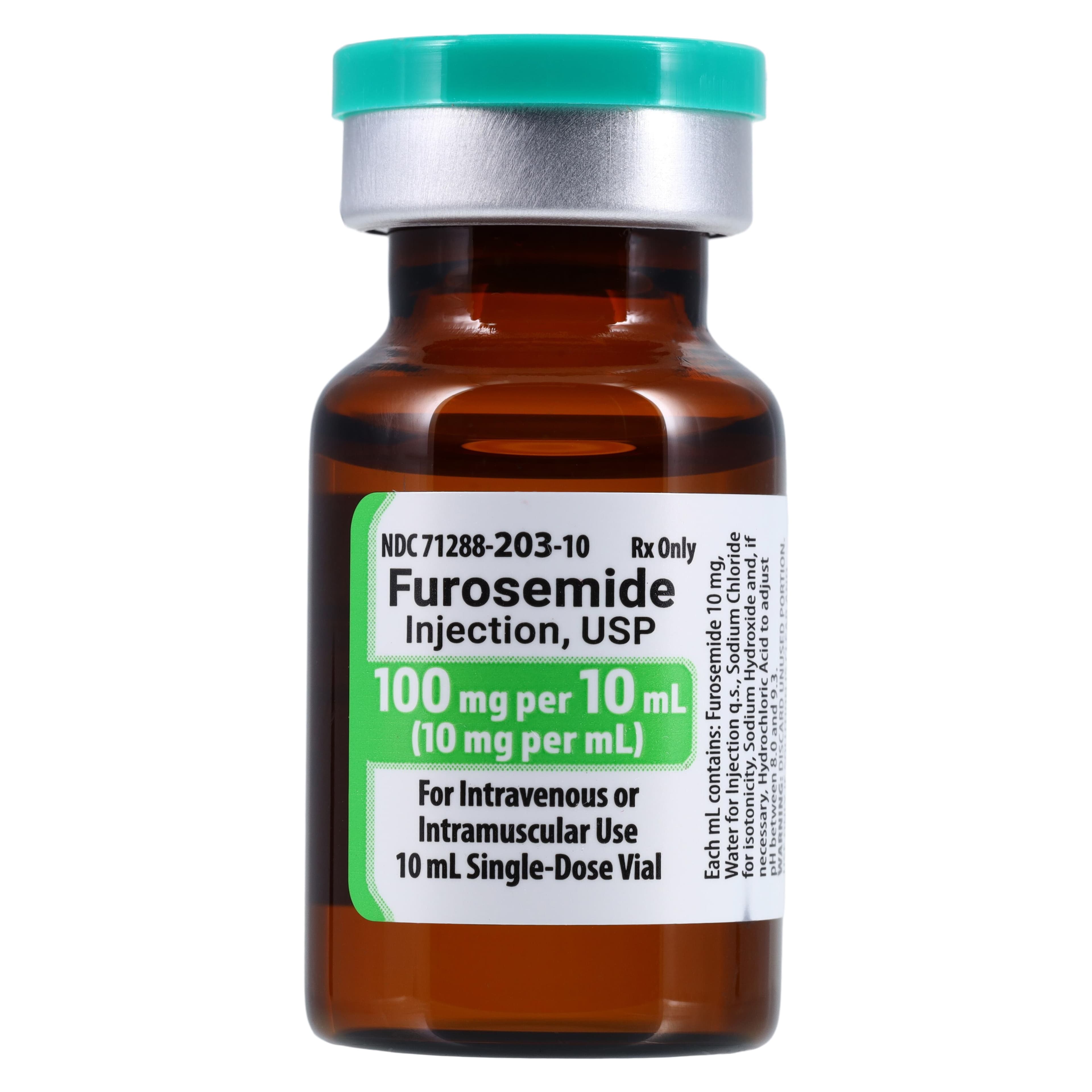 Furosemide Injection SDV 10mg/mL, 10mL Single Dose Vial, 25/Package thumbnail 2