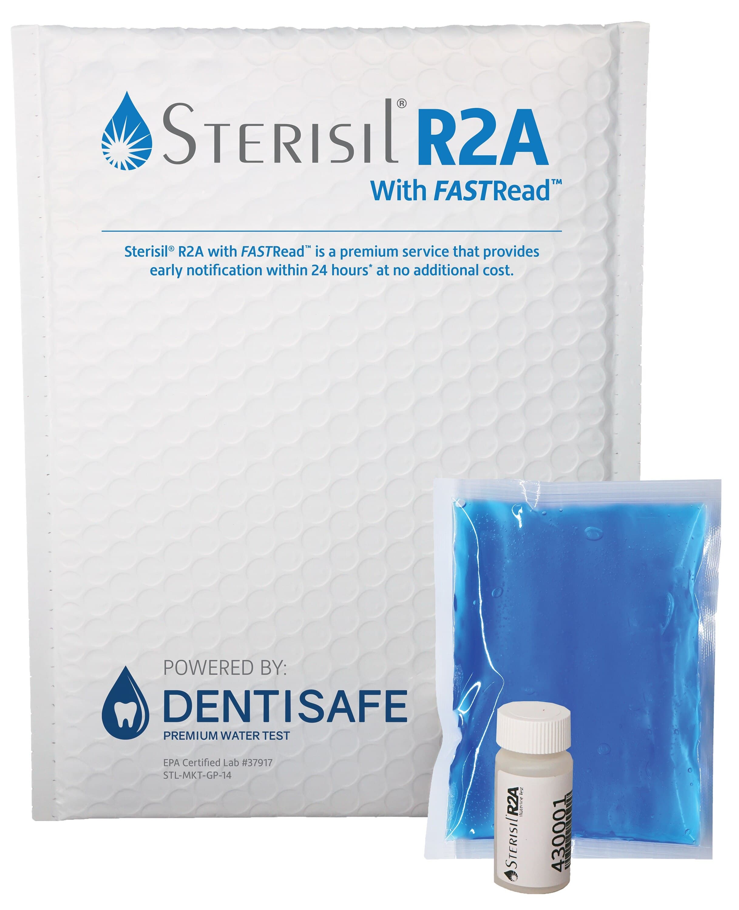Sterisil R2A with FASTRead Waterline Test Kit, 1 Vial, Mail-In (SDENT-R2A-1) thumbnail 2