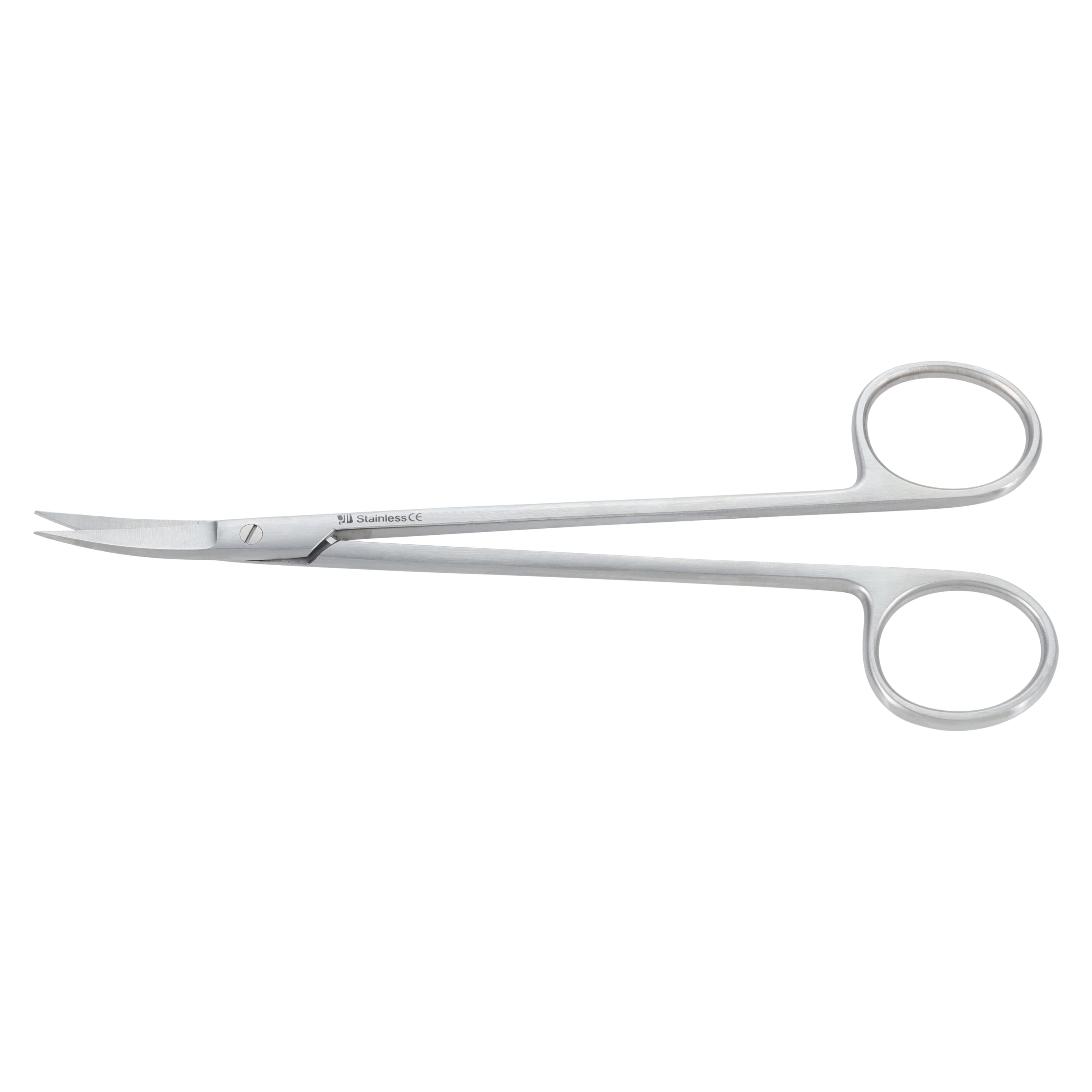 J&J Instruments Kelly Surgical Scissors, 6.25" Curved, Smooth Blade, Sharp Tips, 12-235 thumbnail 2