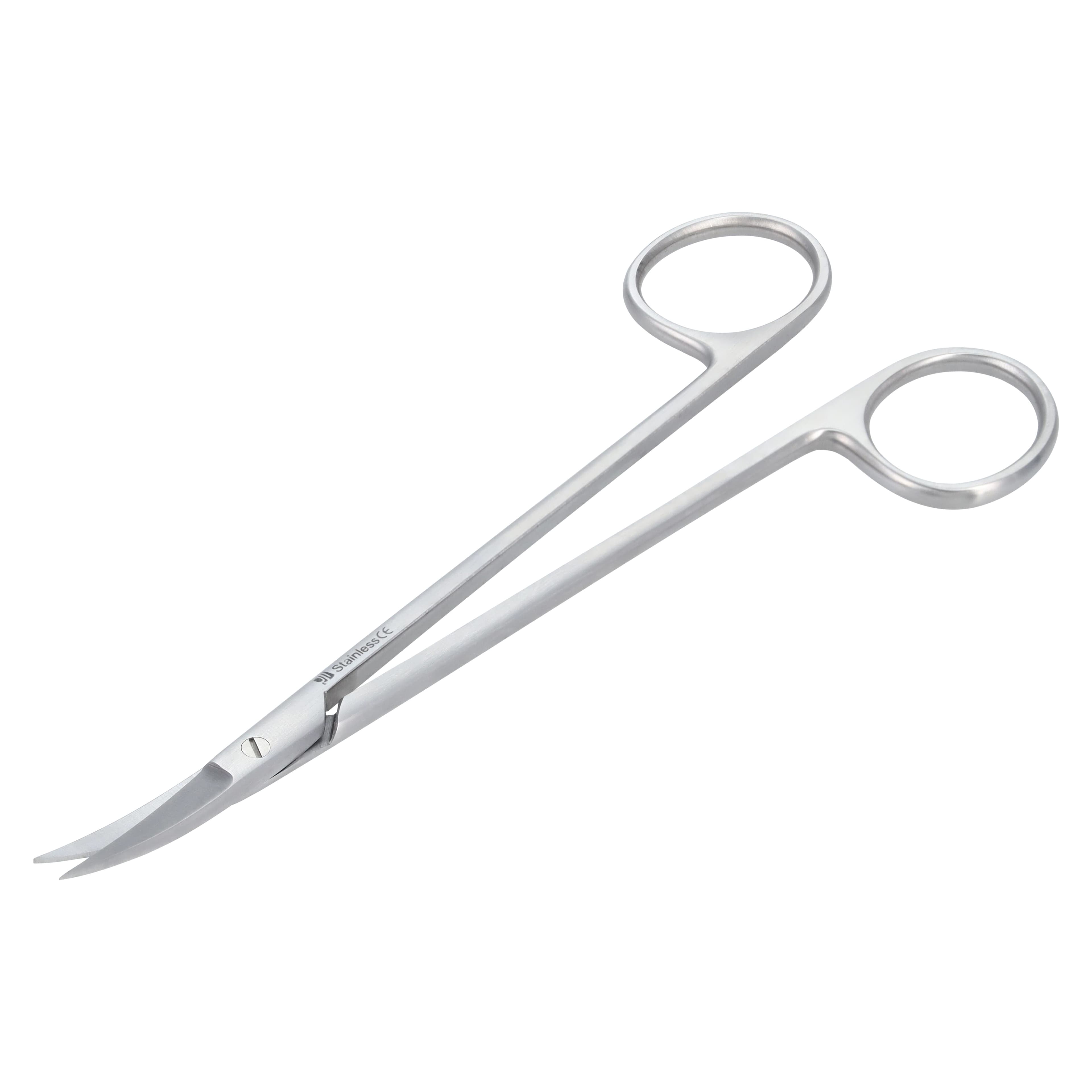 J&J Instruments Kelly Surgical Scissors, 6.25" Curved, Smooth Blade, Sharp Tips, 12-235 thumbnail 3