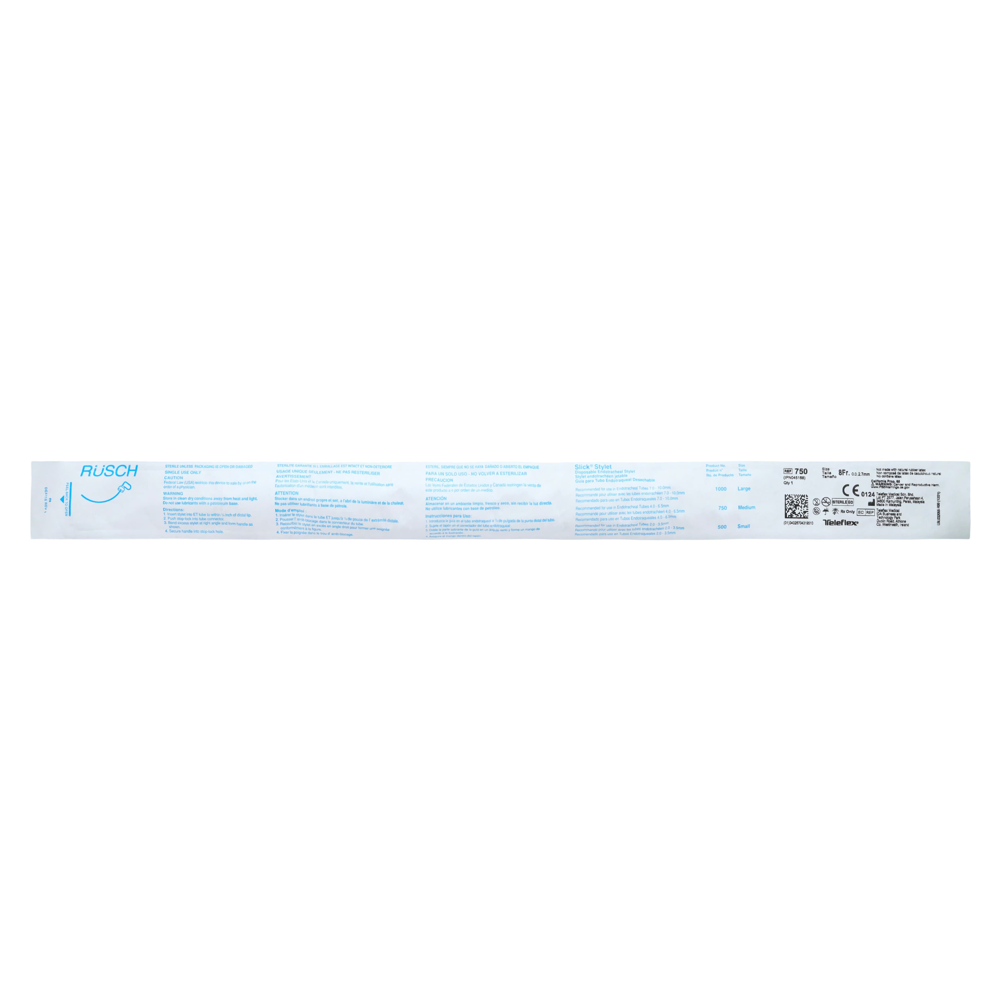 Teleflex Endotracheal Stylet, Medium, 4-6.5mm, Each thumbnail 3