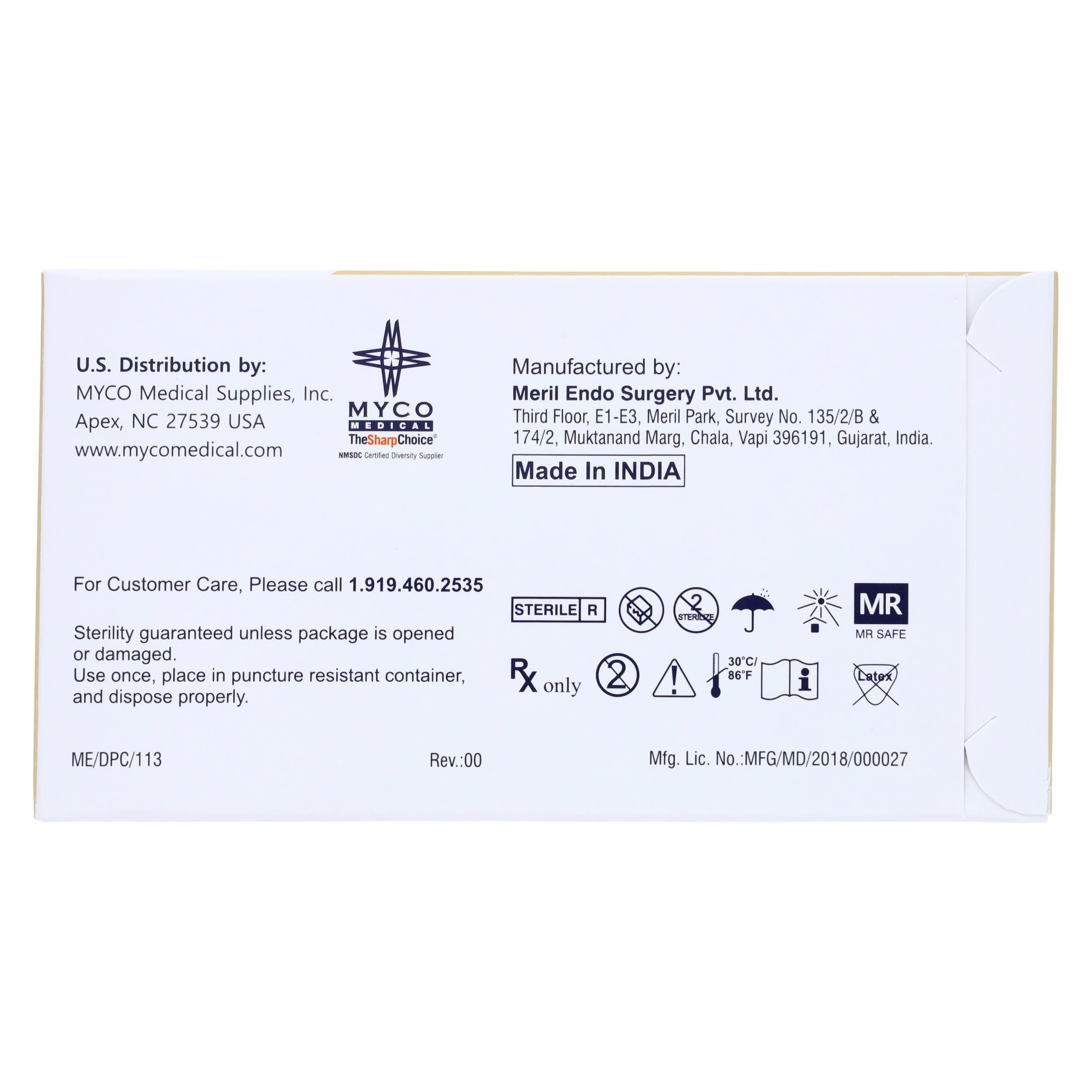 Reli Redigut Chromic Gut Suture 3-0, 18", YFS-2 Reverse Cutting 3/8 Circle Needle 24mm, Natural, 12/Box thumbnail 4
