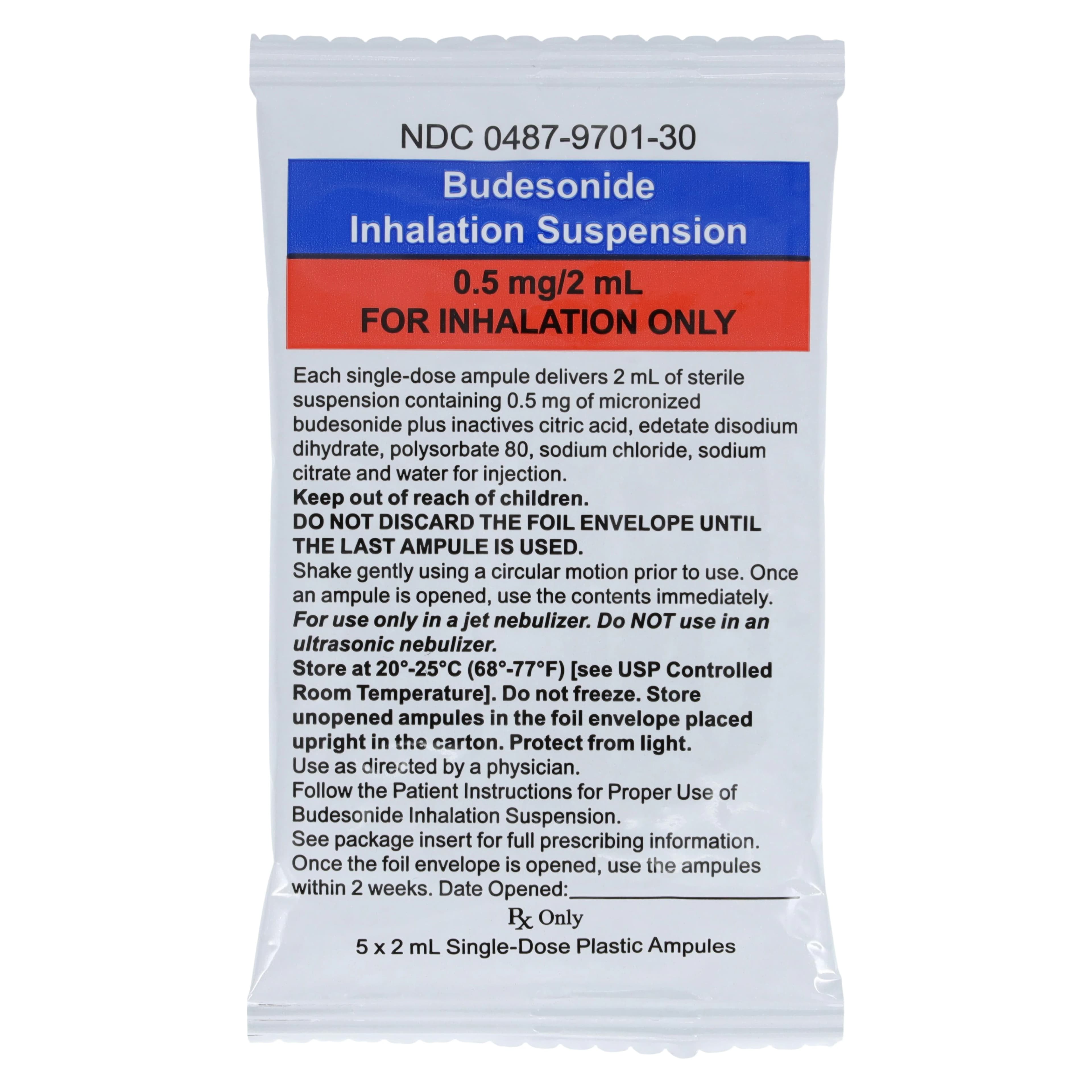 Budesonide Inhalation Suspension 0.5mg/2mL, 30 Ampules/Package thumbnail 2