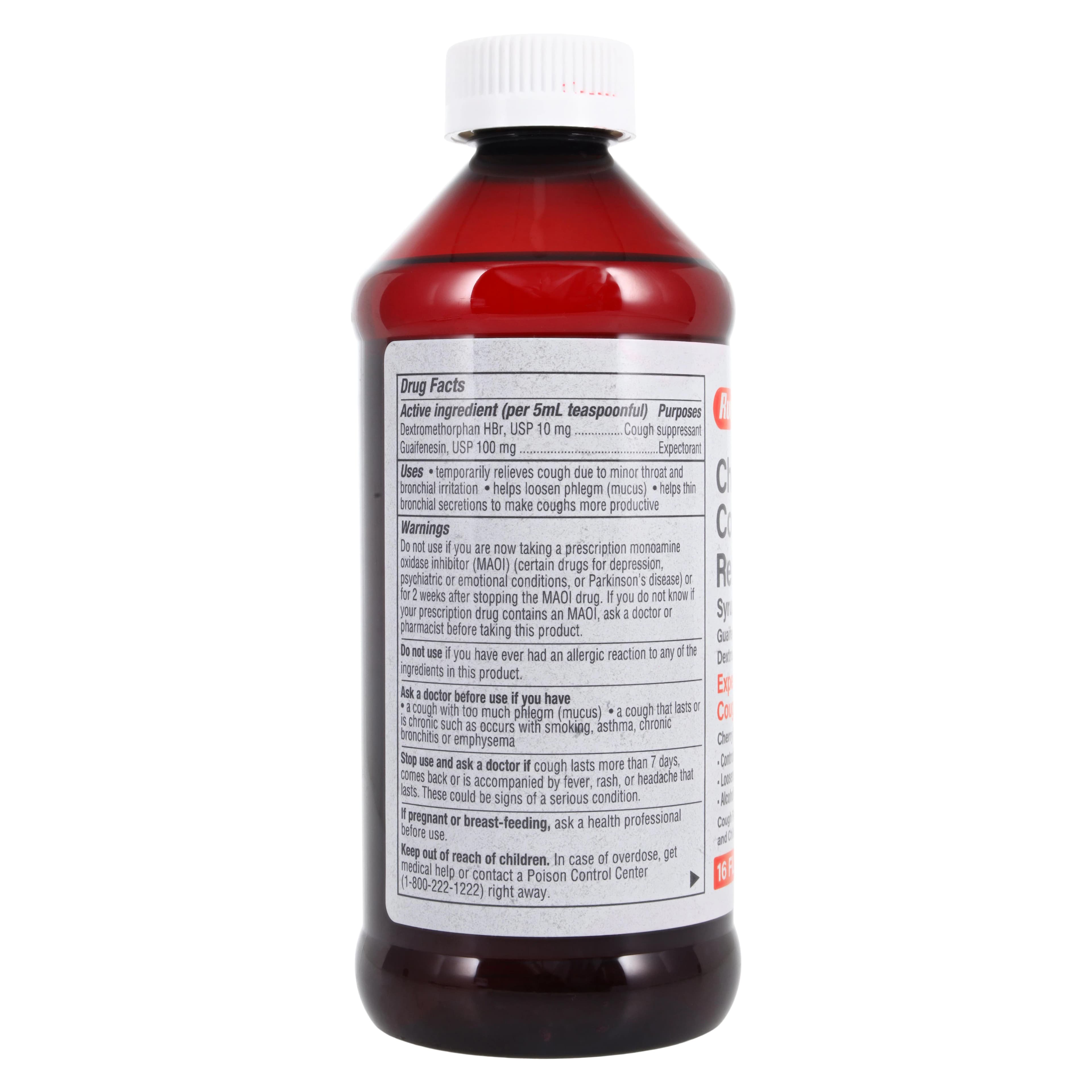 Guaifenesin DM Oral Syrup, 100mg/10mg per 5mL, 16 oz Bottle thumbnail 2
