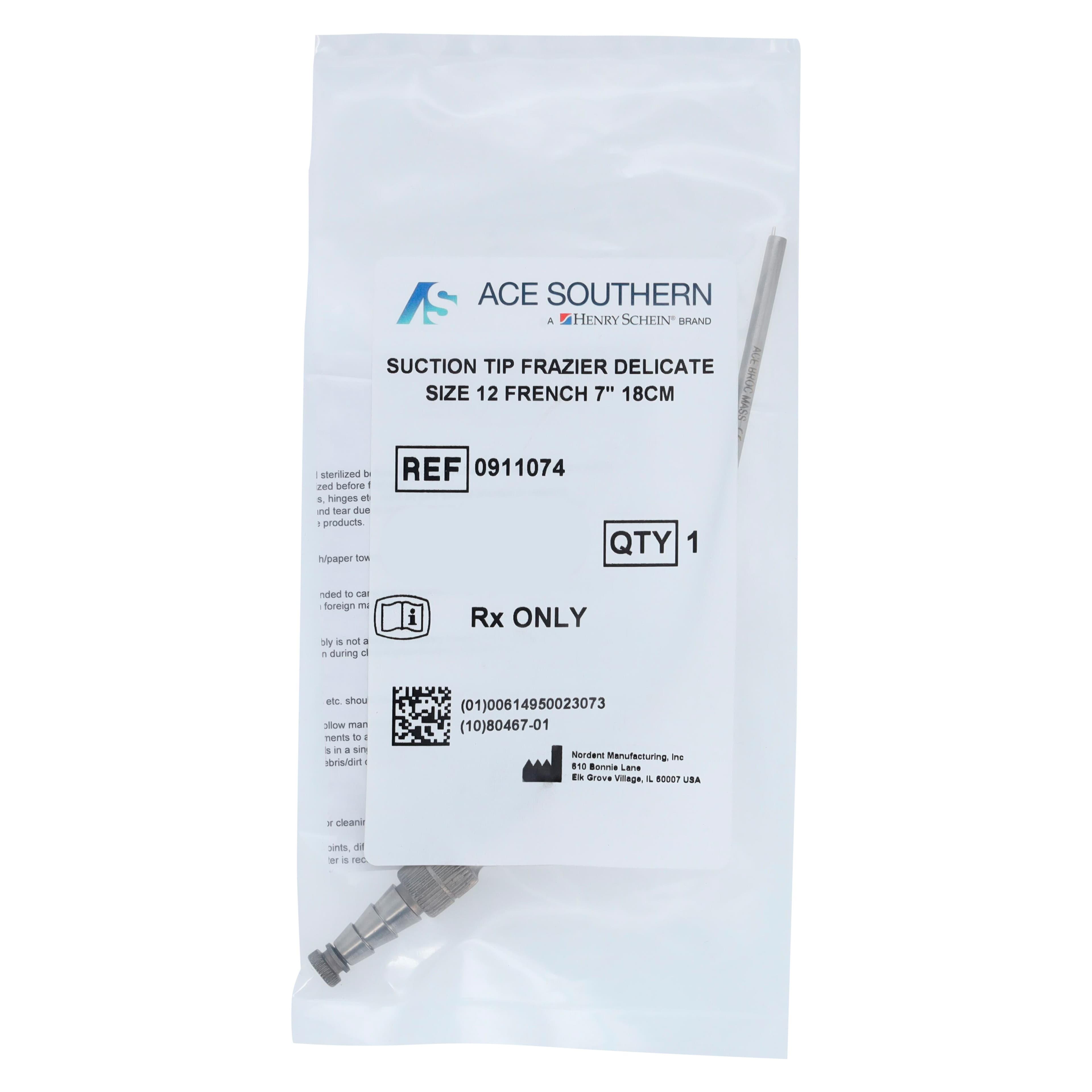 Ace Surgical Frazier Delicate Suction Tip, Size 12, 7 in thumbnail 3