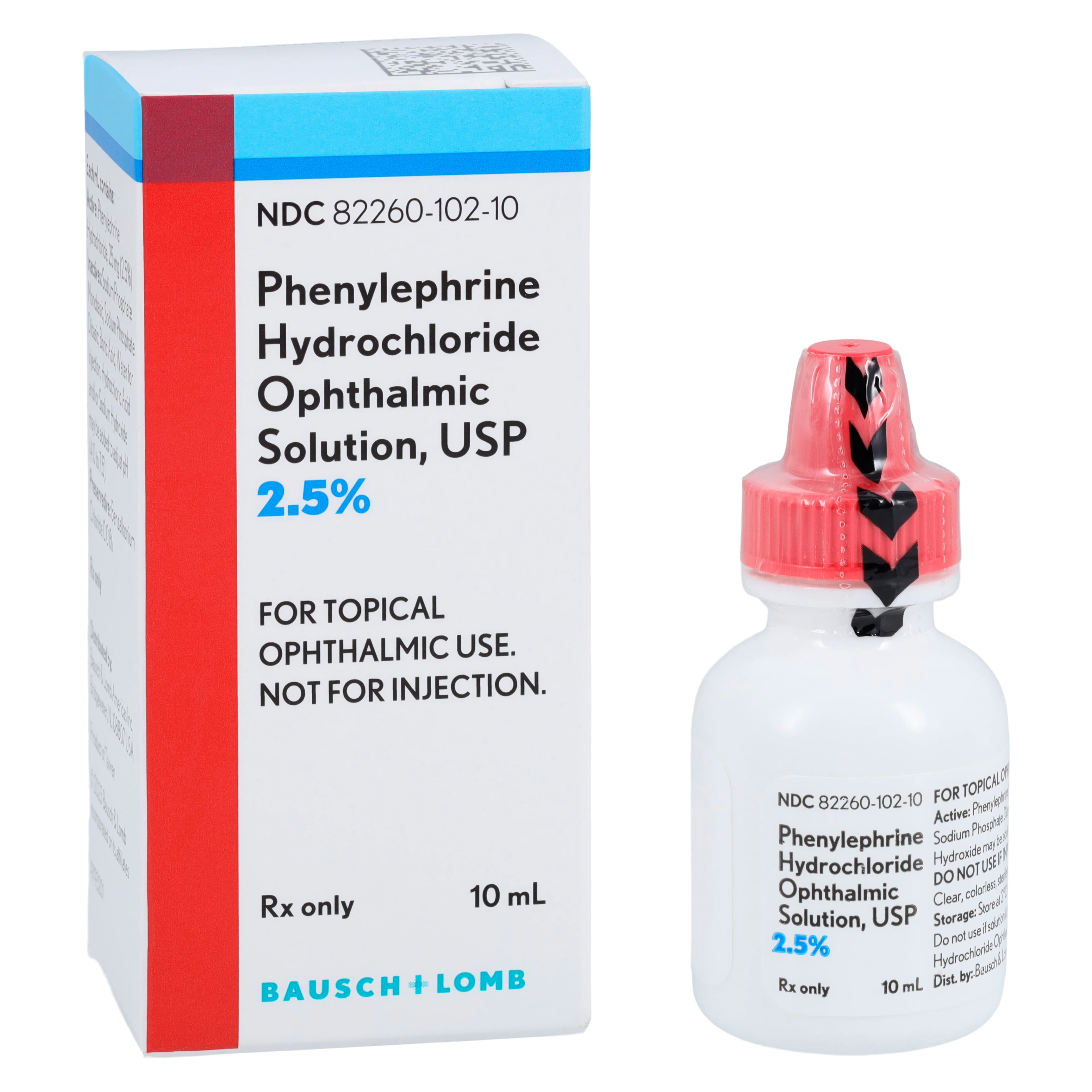 Phenylephrine HCl Ophthalmic Solution 2.5%, 10 mL Bottle - Phenylephrine HCl Ophth Sol - Image 1