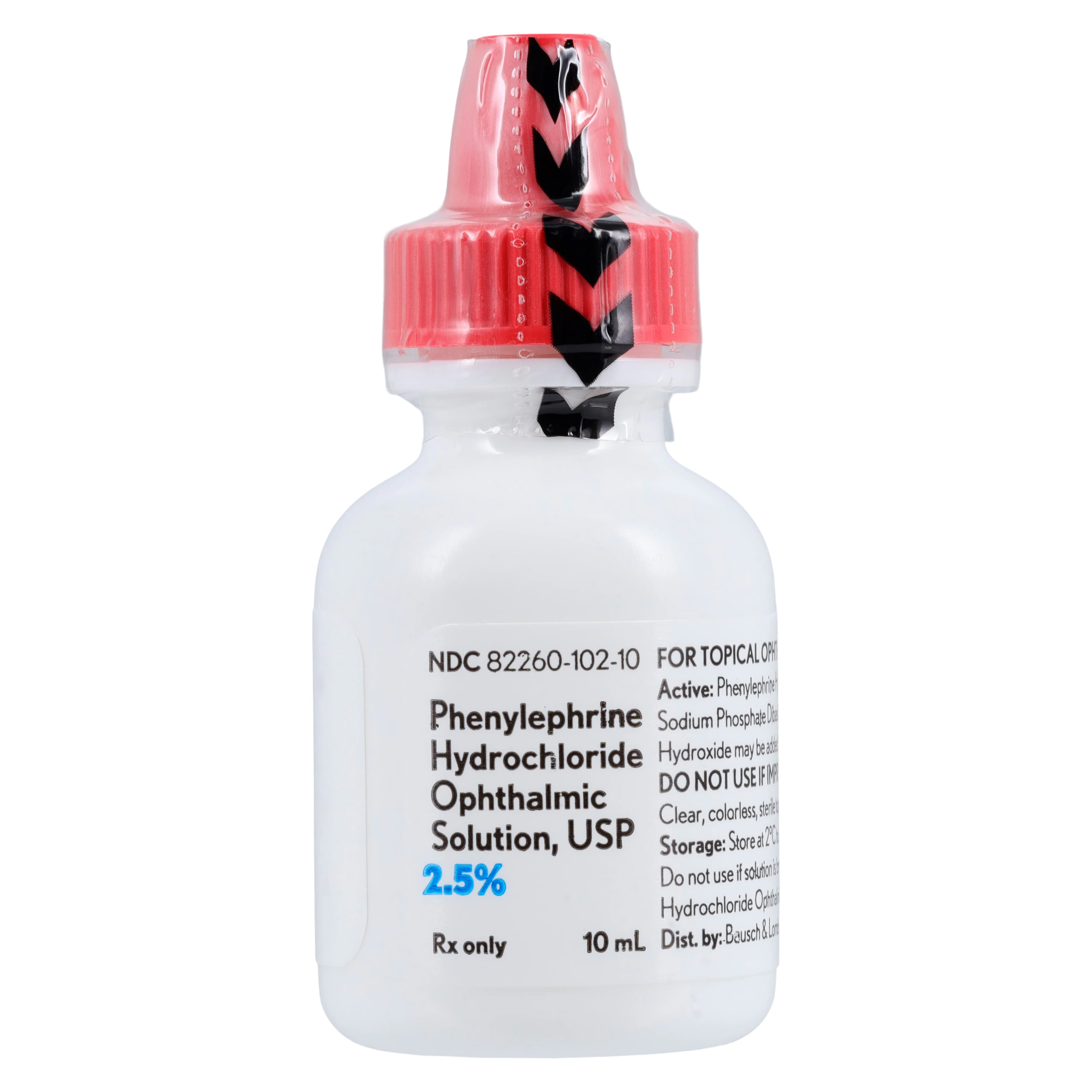 Phenylephrine HCl Ophthalmic Solution 2.5%, 10 mL Bottle thumbnail 2