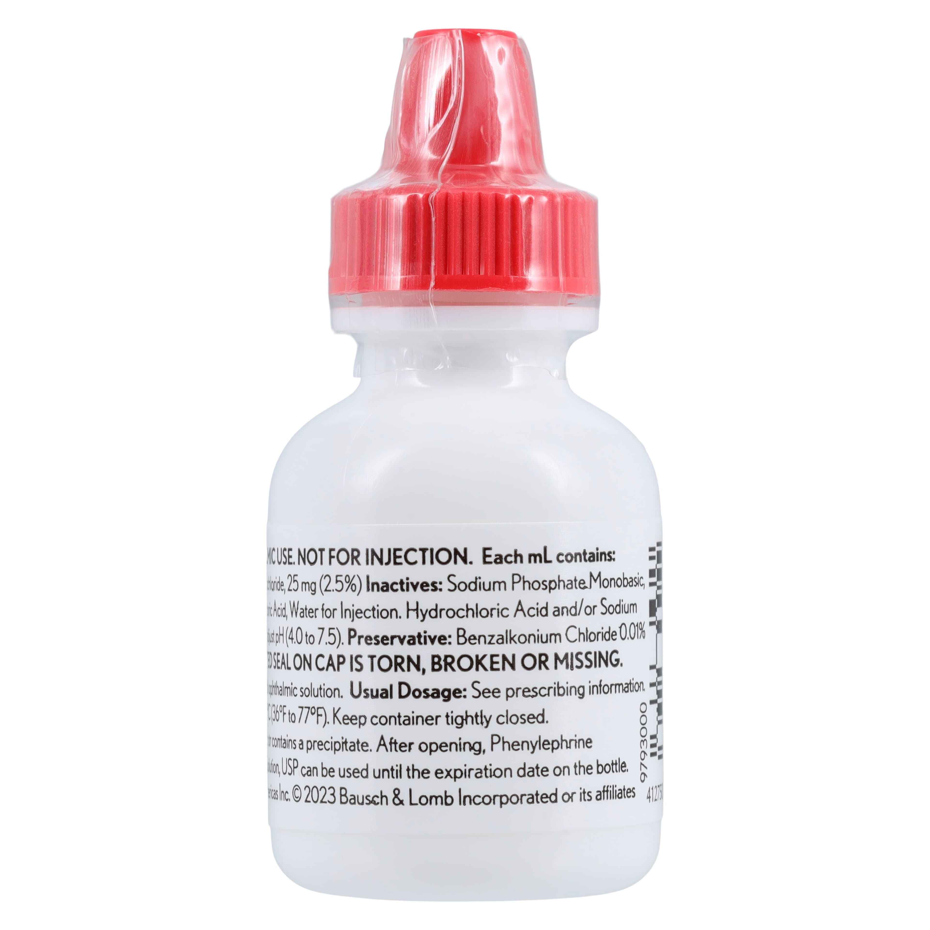 Phenylephrine HCl Ophthalmic Solution 2.5%, 10 mL Bottle thumbnail 4