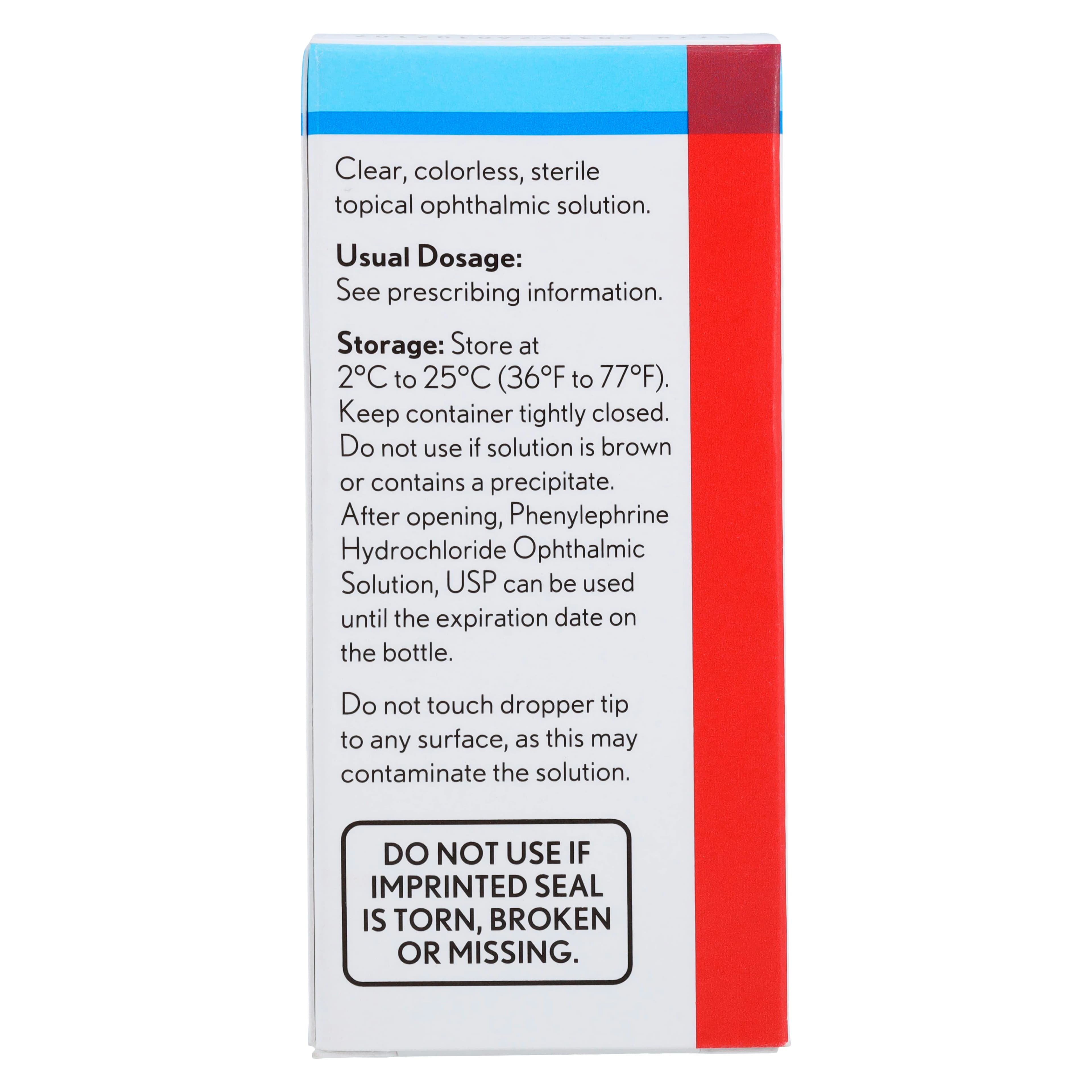 Phenylephrine HCl Ophthalmic Solution 2.5%, 10 mL Bottle thumbnail 5