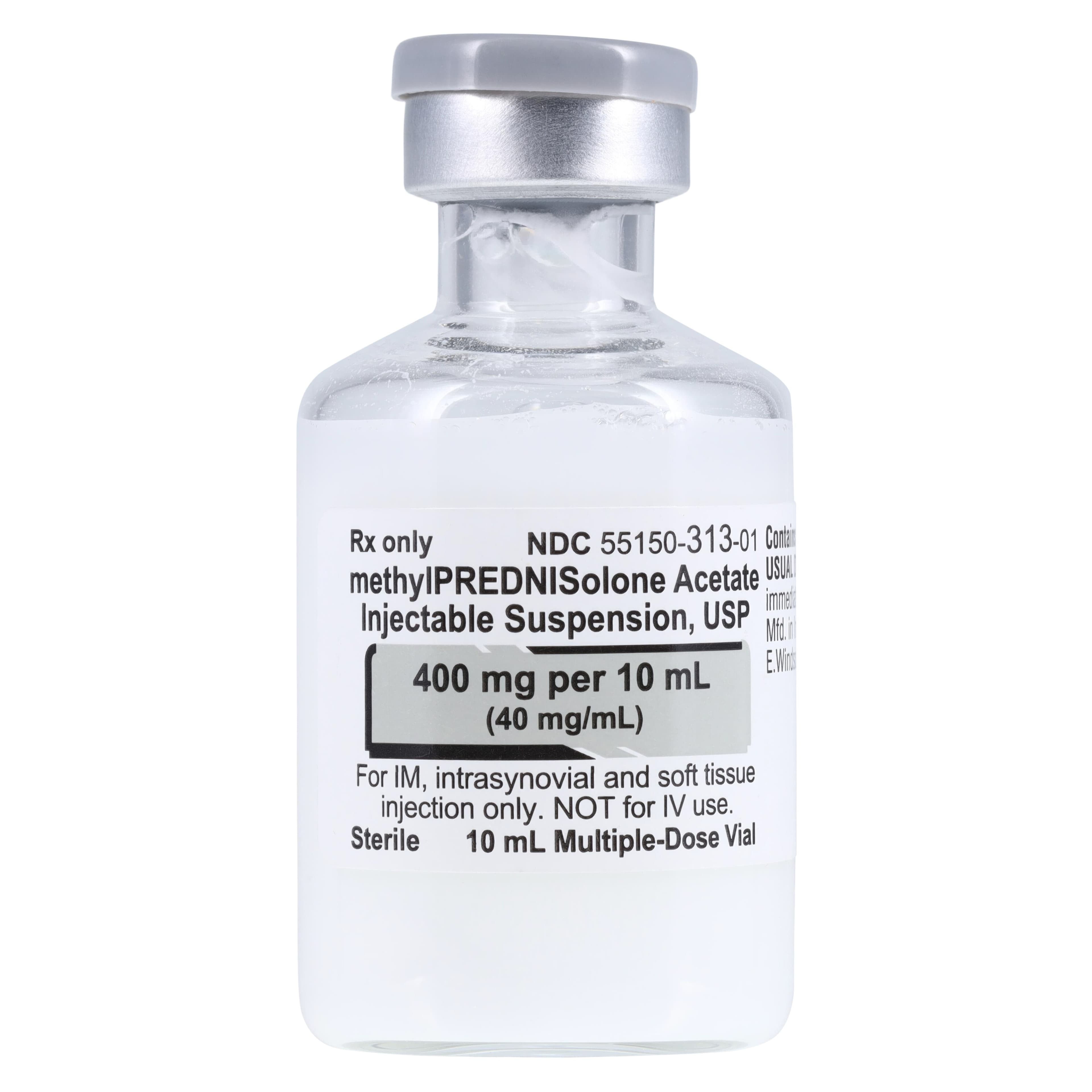 Methylprednisolone Acetate Injection 40mg/mL, MDV 10mL thumbnail 3