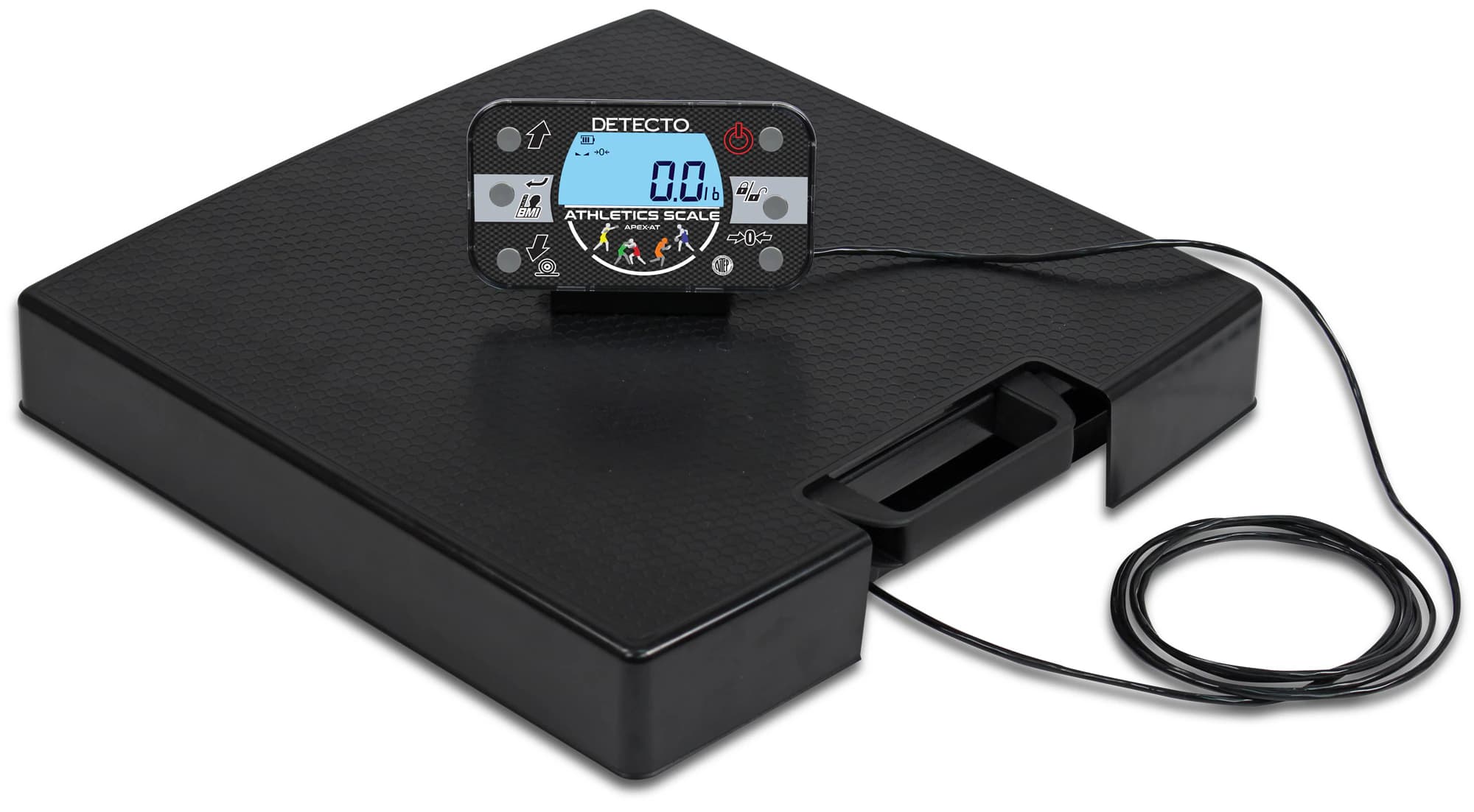 Detecto APEX Athletic Scale, 600 lb Capacity, LCD Display - APEX Athletic Scale - Image 1