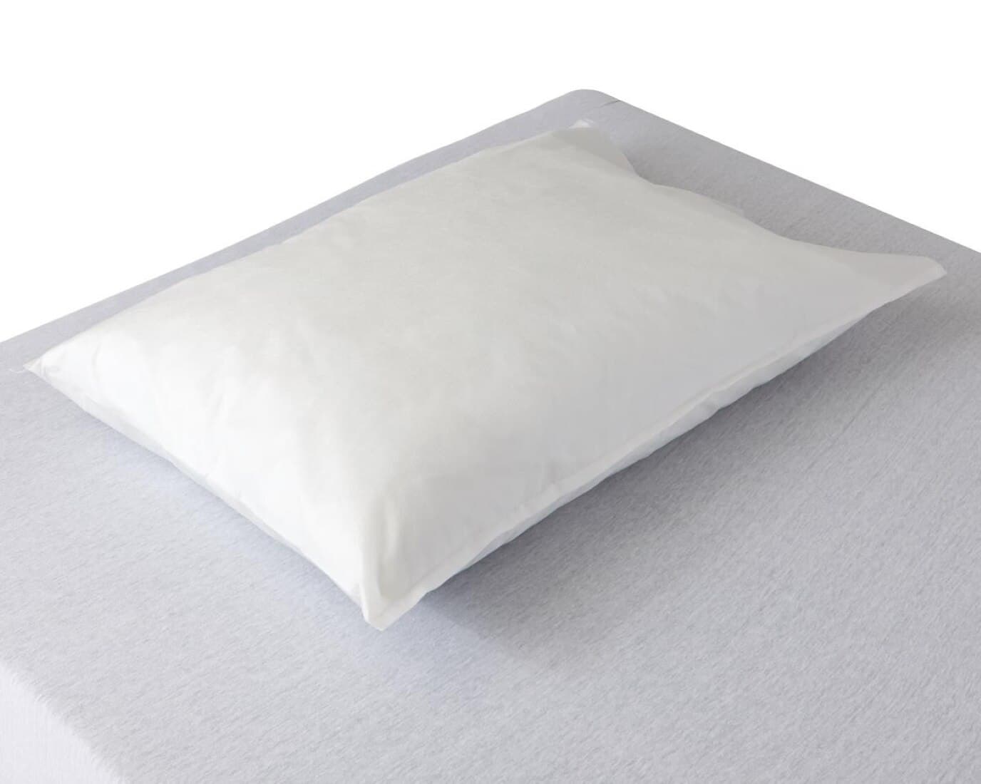 Medline Multilayer SMS Disposable Pillowcase, White, 20 in x 29 in, 100/Case - Pillowcase SMS White Disp - Image 1