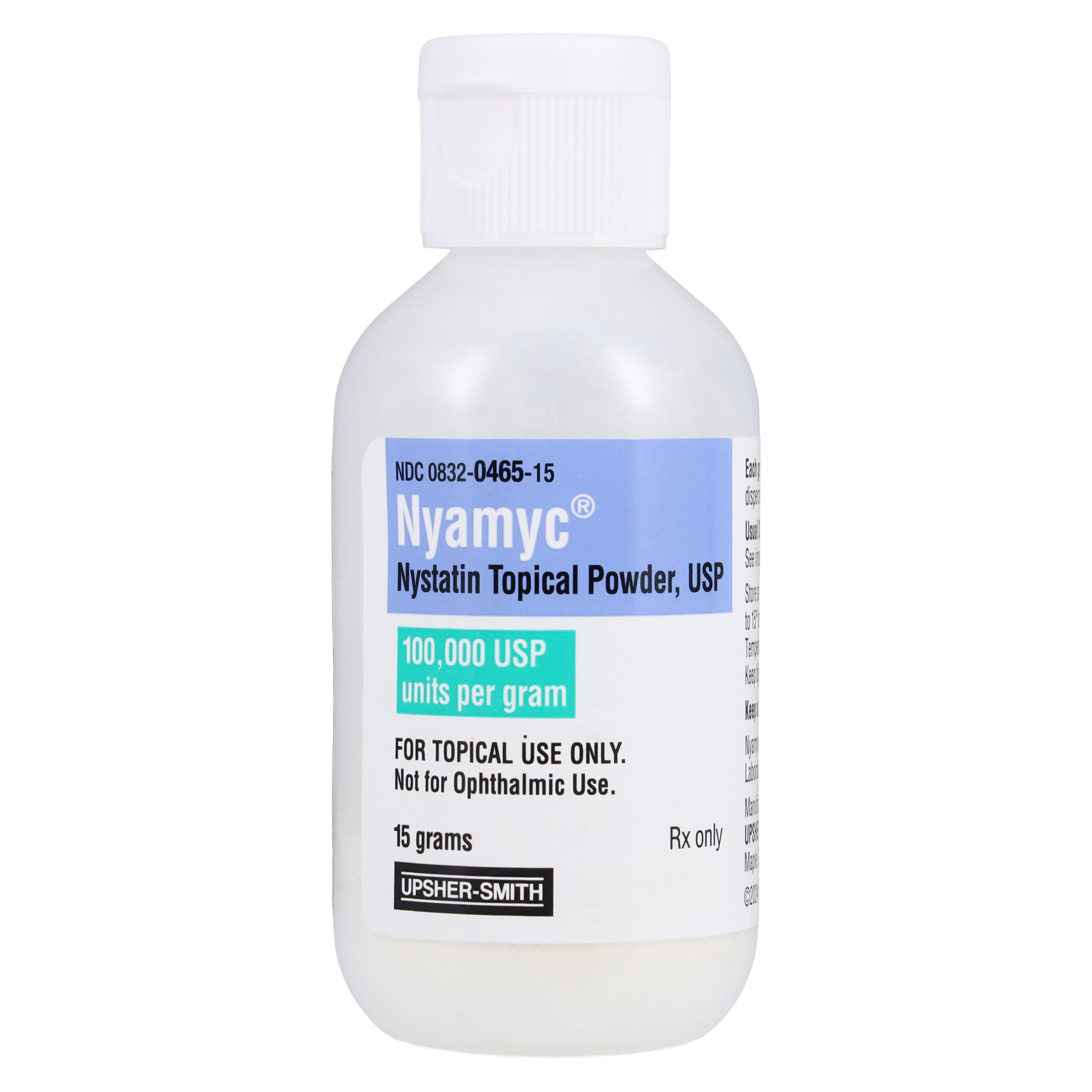 Nystatin Topical Powder, 100 MU/gm, 15 gm Bottle - Nystatin Topical Powder - Image 1