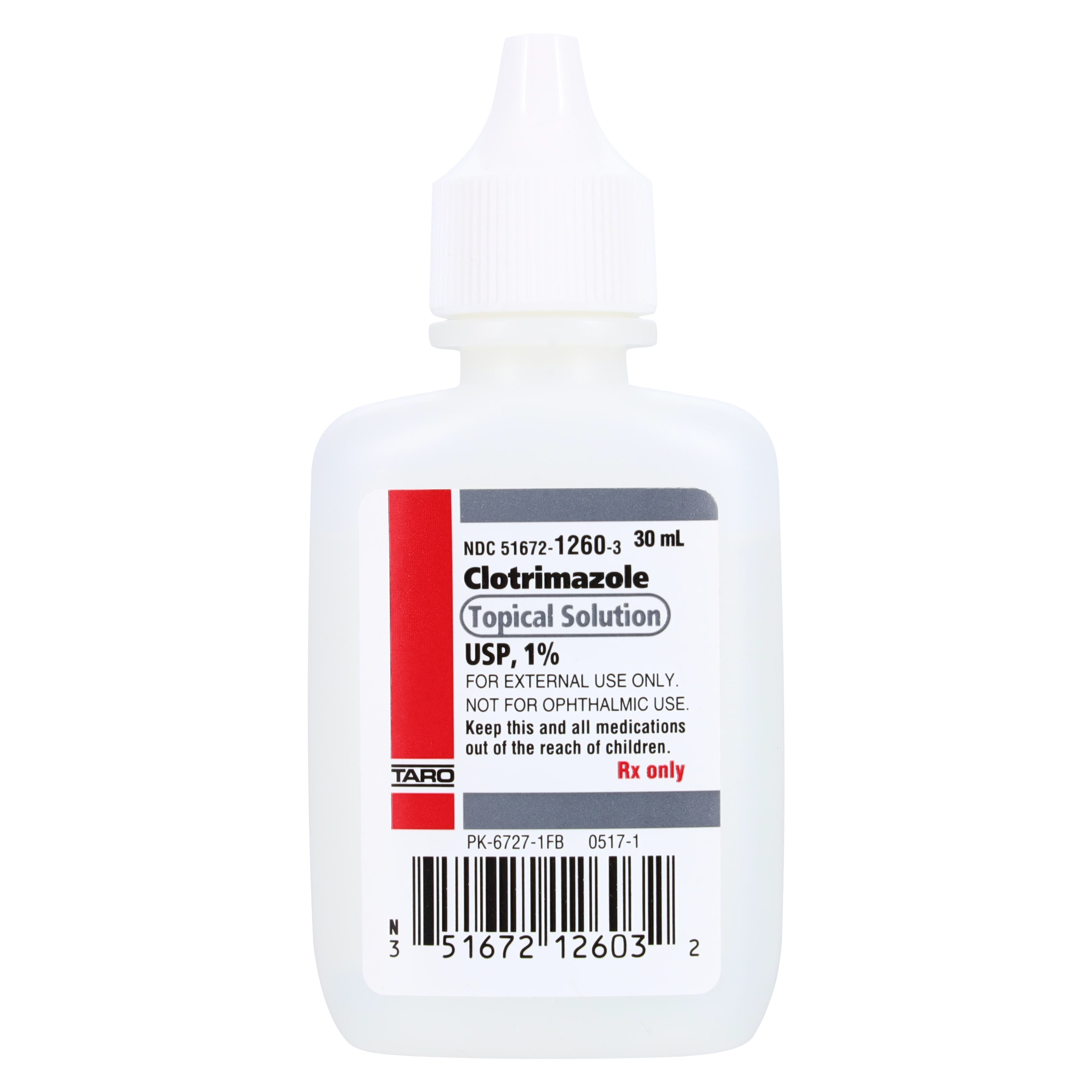 Clotrimazole Topical Solution 1%, 30 mL Bottle thumbnail 2