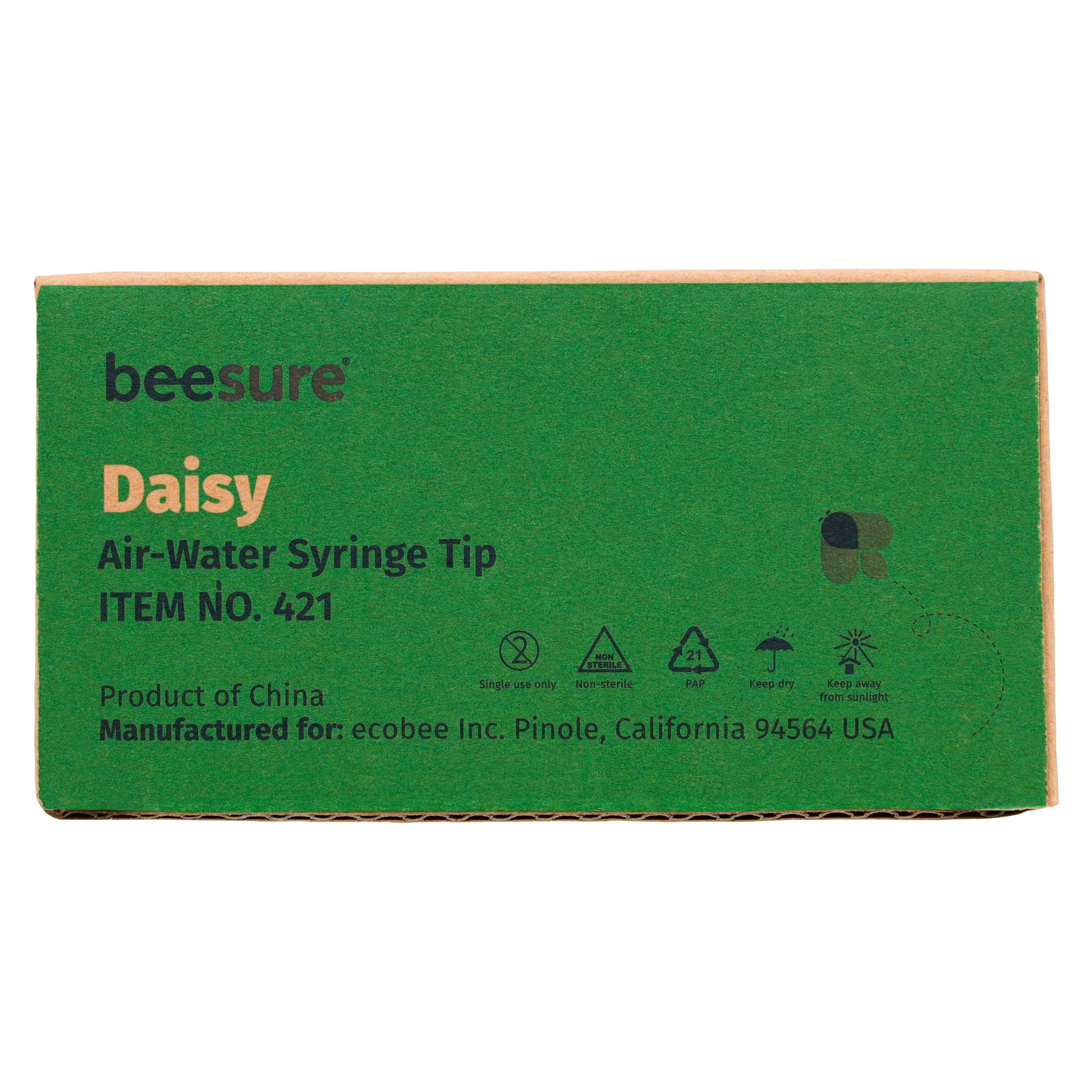 BeeSure Daisy Air/Water Syringe Tips, Clear, Disposable, 250/Box, BE421 thumbnail 5