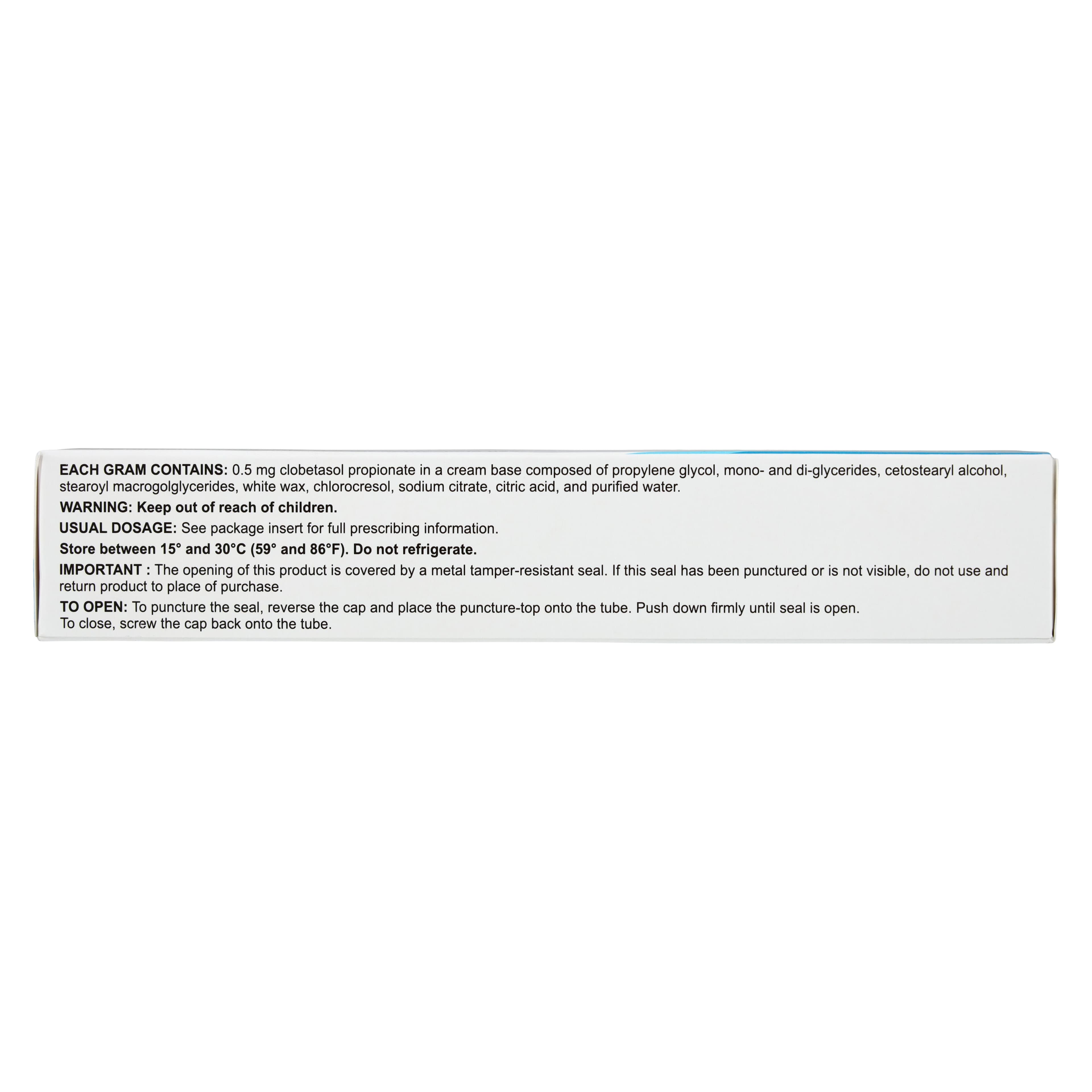 Clobetasol Propionate Cream 0.05%, 30g Tube thumbnail 5