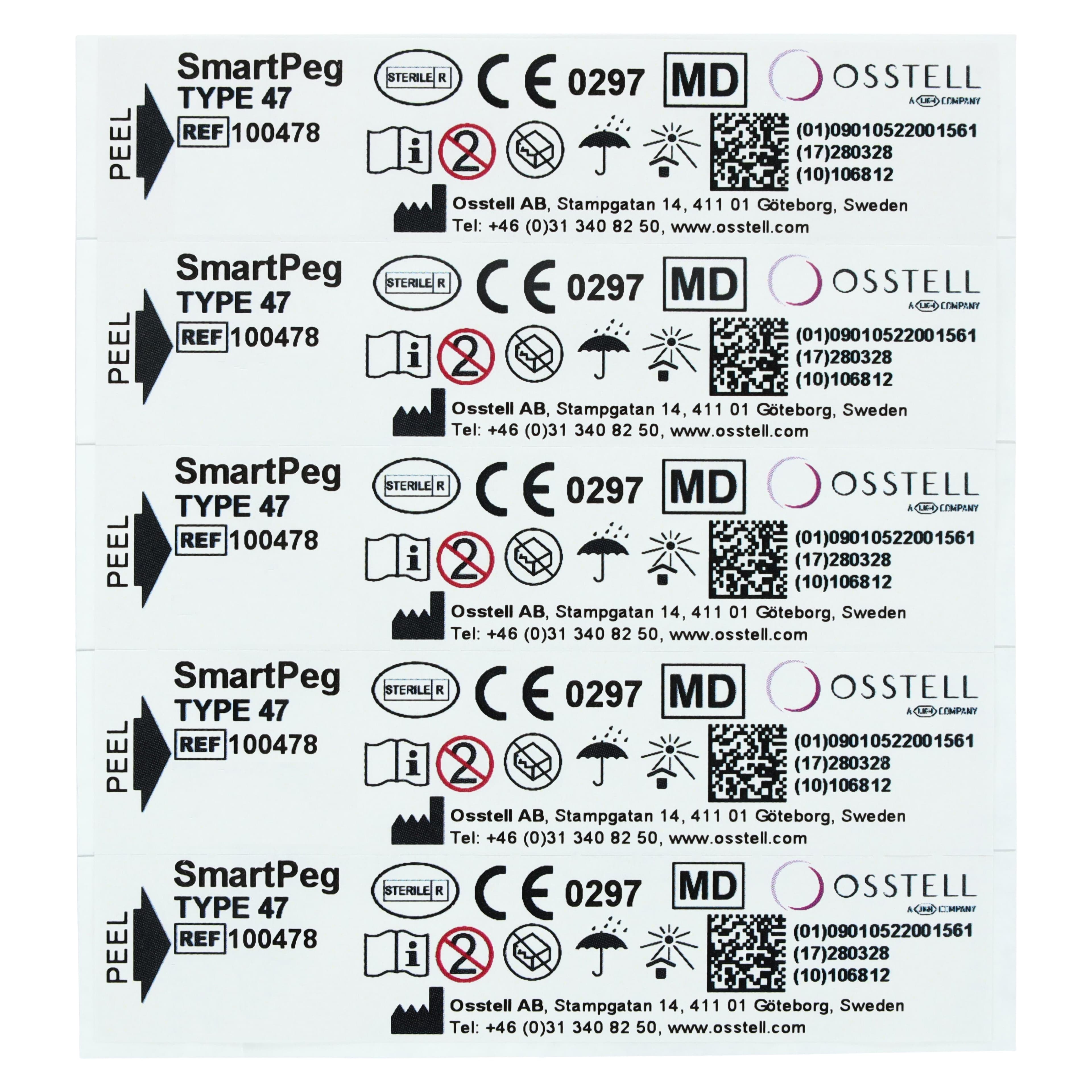 SmartPeg Type 47, Single Use Sterile, Non-Latex, 5/Pack thumbnail 3