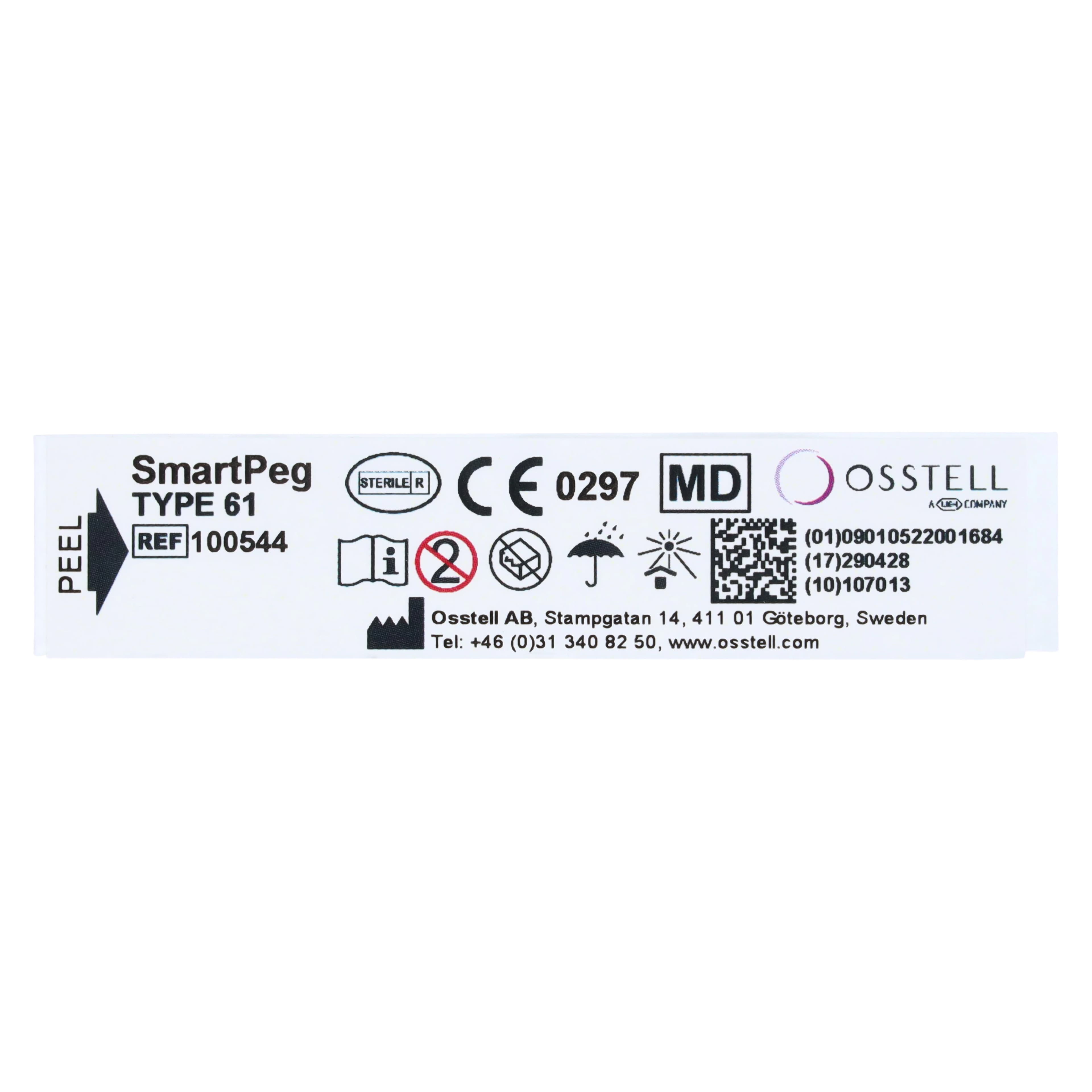 SmartPeg Type 61, Single Use Sterile, Non-Latex, 5/Pack thumbnail 2