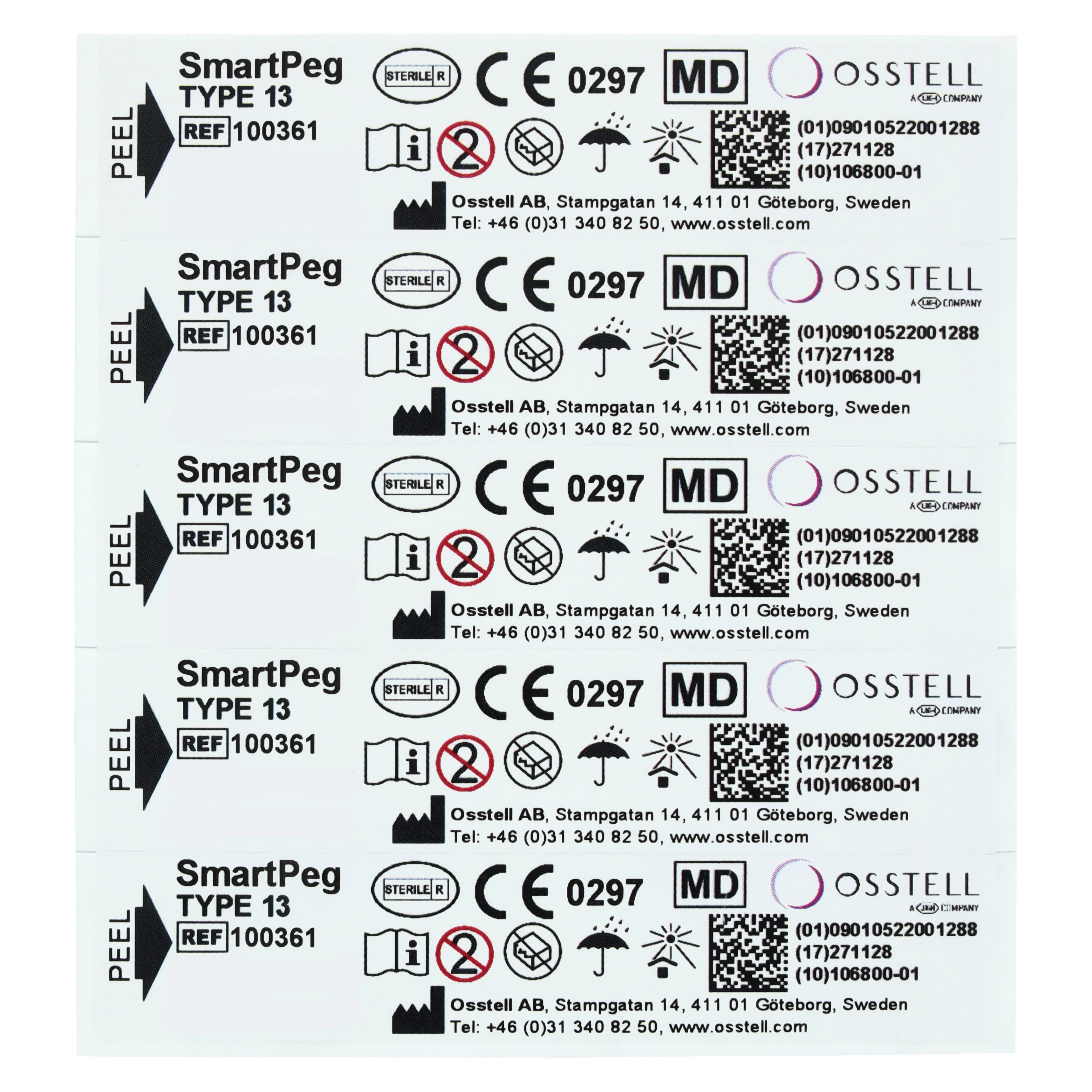 SmartPeg Type 13, Single Use Sterile, Non-Latex, 5/Pack thumbnail 3