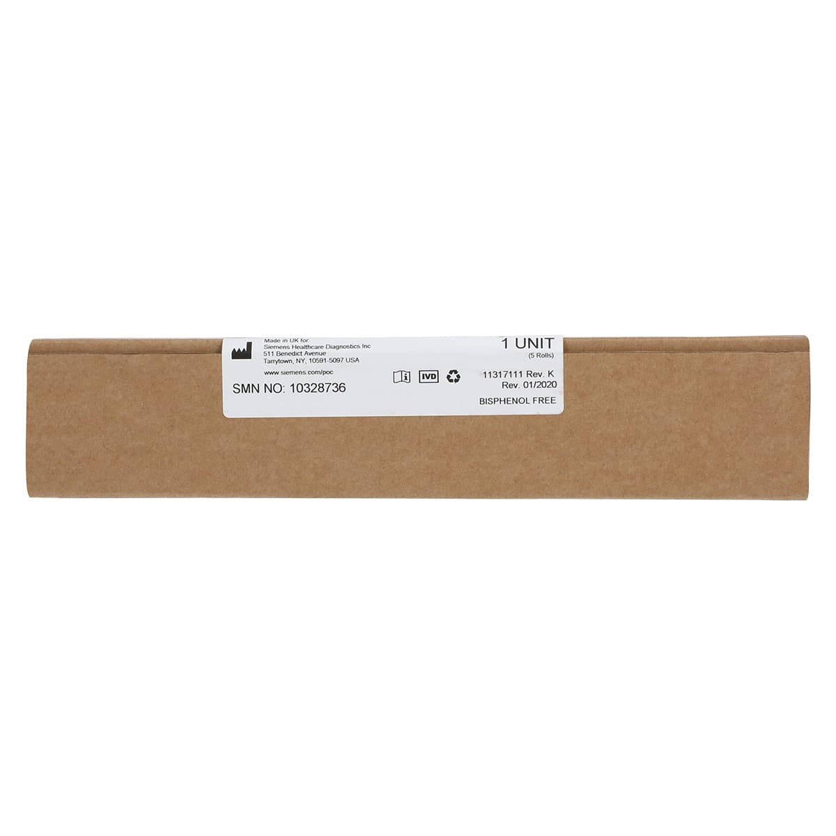 Siemens Clinitek 500 Printer Paper, Thermal, 5/Package thumbnail 2