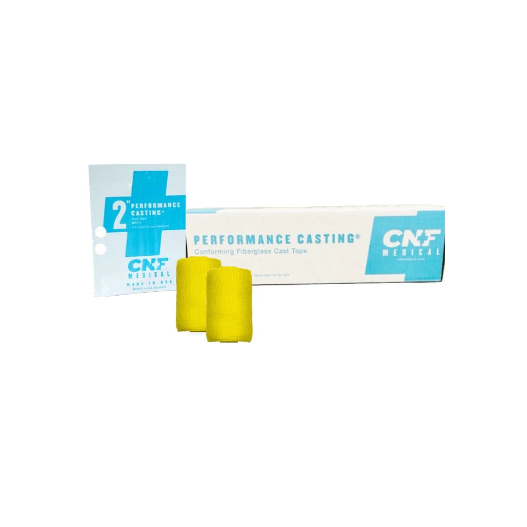 Performance Casting Fiberglass Cast Tape, Yellow, 4" x 4 yd - Cast Tape FbrGls Yellow - Image 1