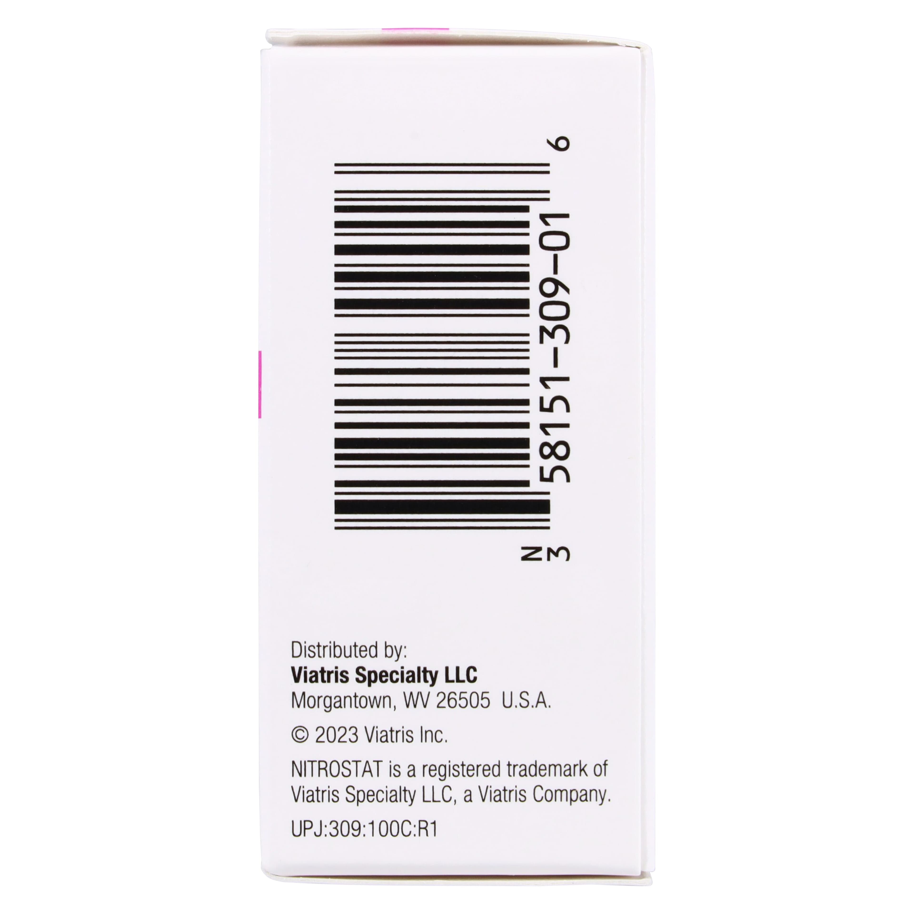 Nitrostat Sublingual Tablets, 0.3mg, 100/Bottle thumbnail 5