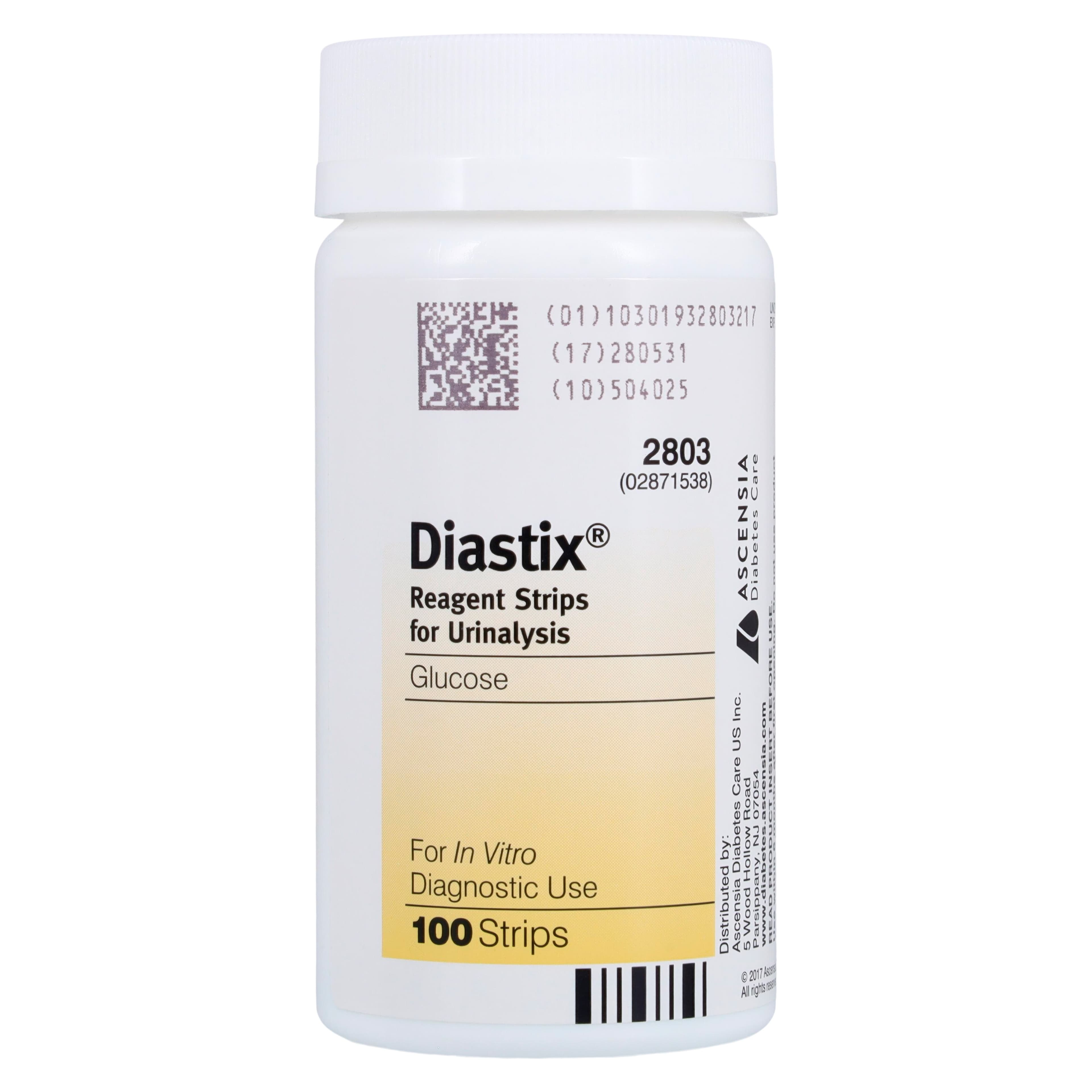 Diastix Glucose Urinalysis Test Strips, 100/Bottle, #2803 thumbnail 4