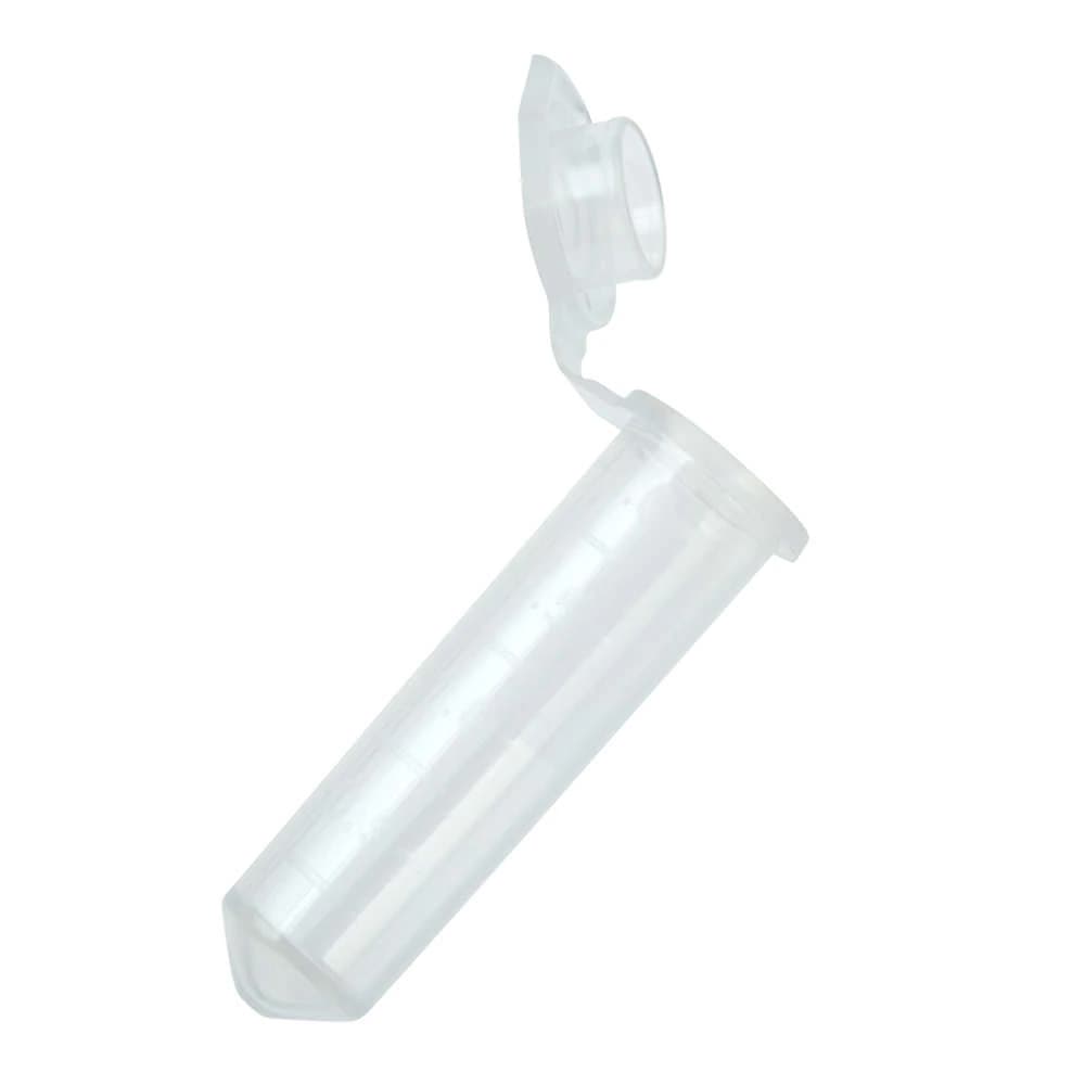 Celltreat Scientific 2.0mL Microcentrifuge Tube, Polypropylene, Graduated, Natural, Attached Flat Cap, Sterile, RNase/DNase Free, 1000/Case - Micro Cent Tube 2.0mL Sterile - Image 1
