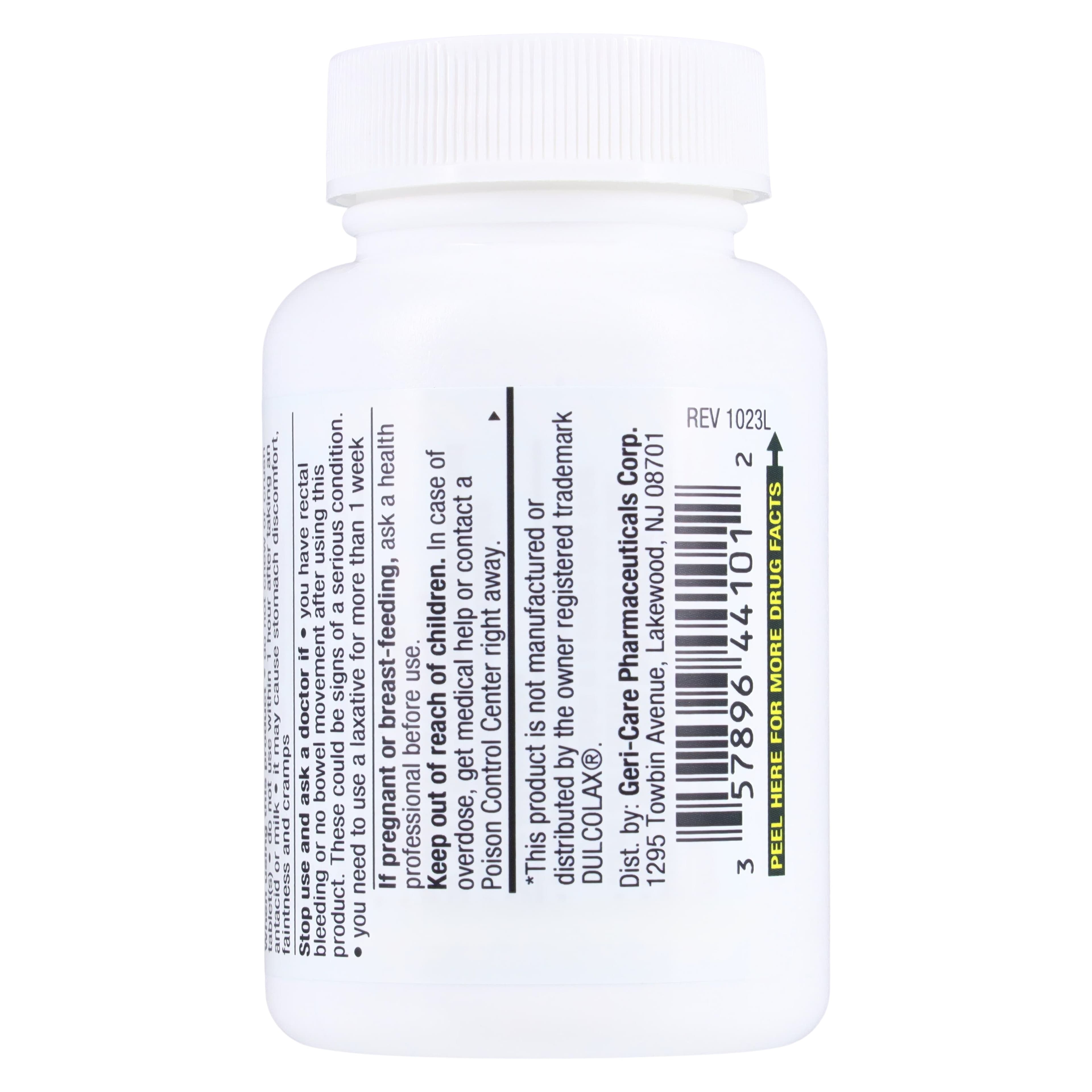 Geri-Care Bisacodyl EC Tablets, 5mg, 100/Bottle thumbnail 3