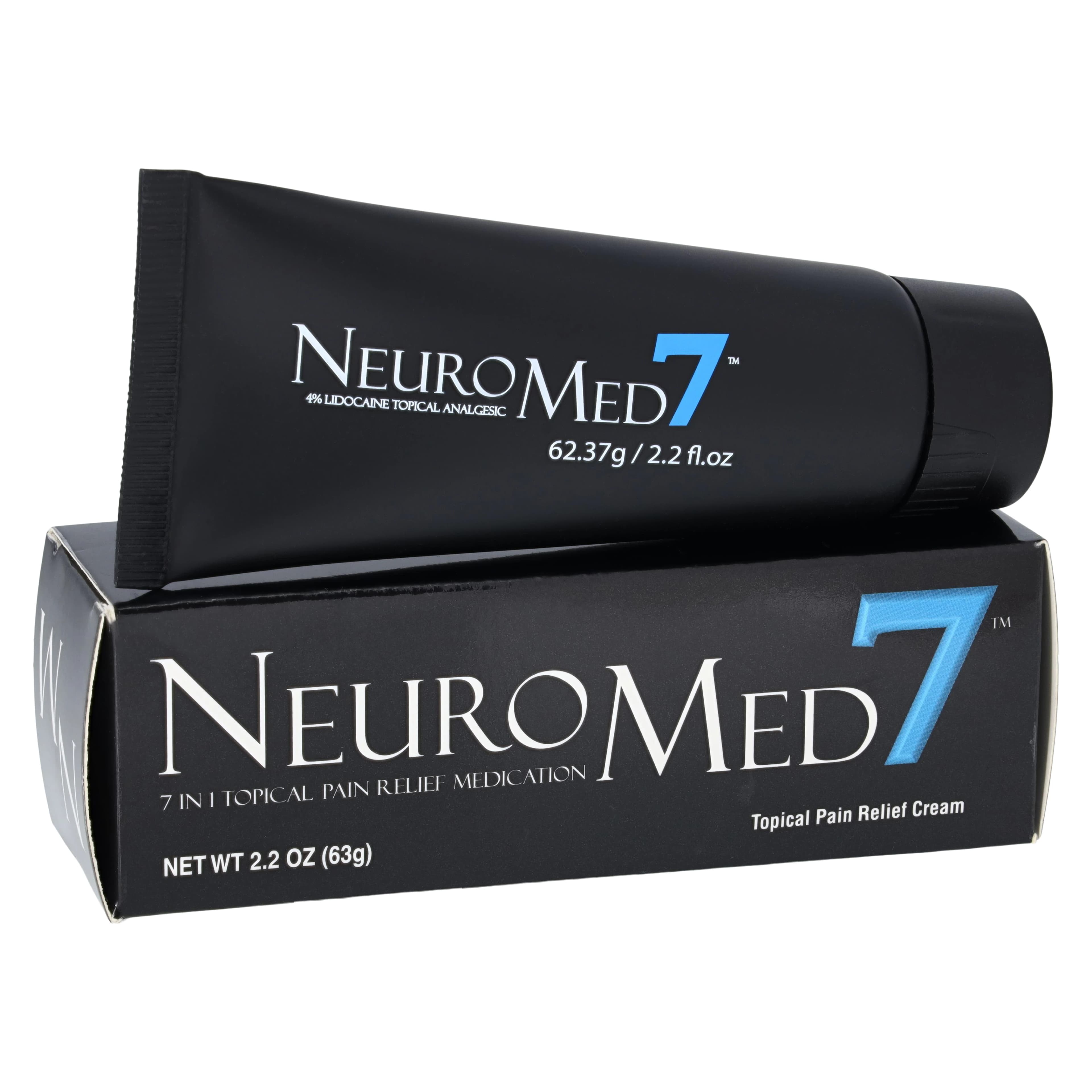NeuroMed7 Lidocaine Cream 4%, Topical Anesthetic, 2.2 oz Tube - NeuroMed7 Lidocaine Cream - Image 1