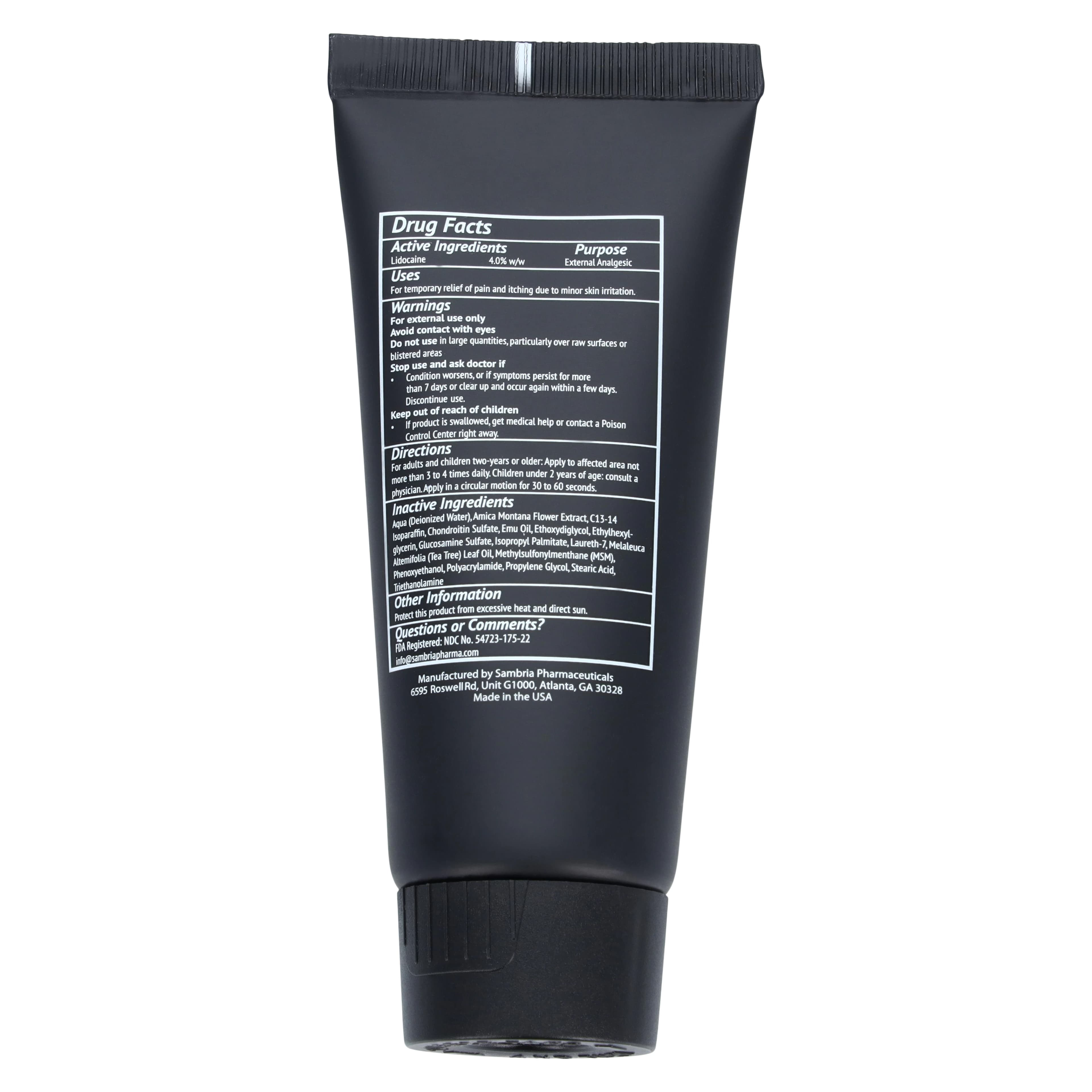 NeuroMed7 Lidocaine Cream 4%, Topical Anesthetic, 2.2 oz Tube thumbnail 3