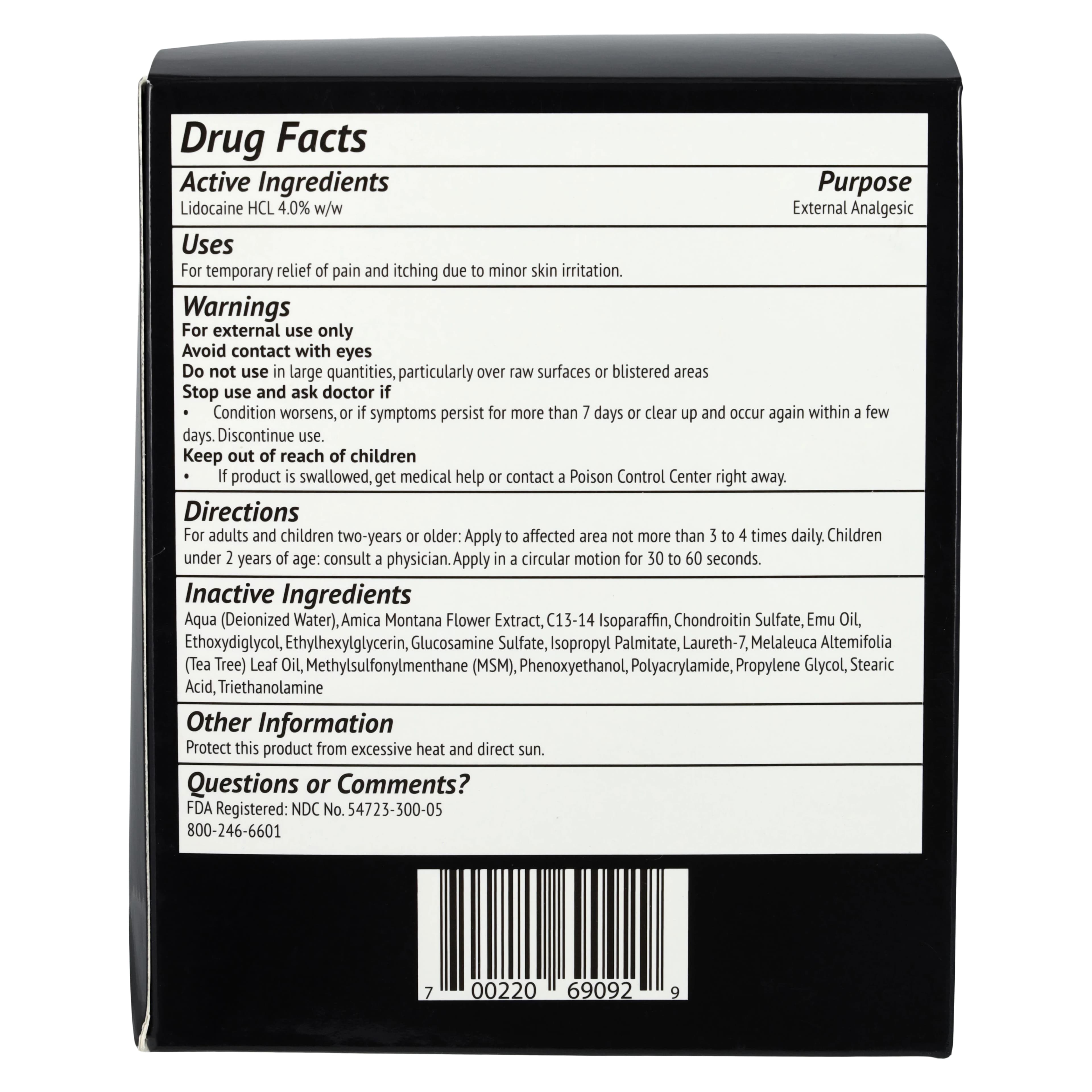 NeuroMed7 Lidocaine Topical Anesthetic Cream 4%, 4 mL Individual Packets, 100/Box thumbnail 4