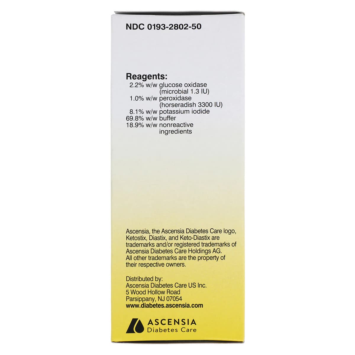 Diastix Reagent Strips, Glucose Urinalysis Test, 50/Bottle thumbnail 2