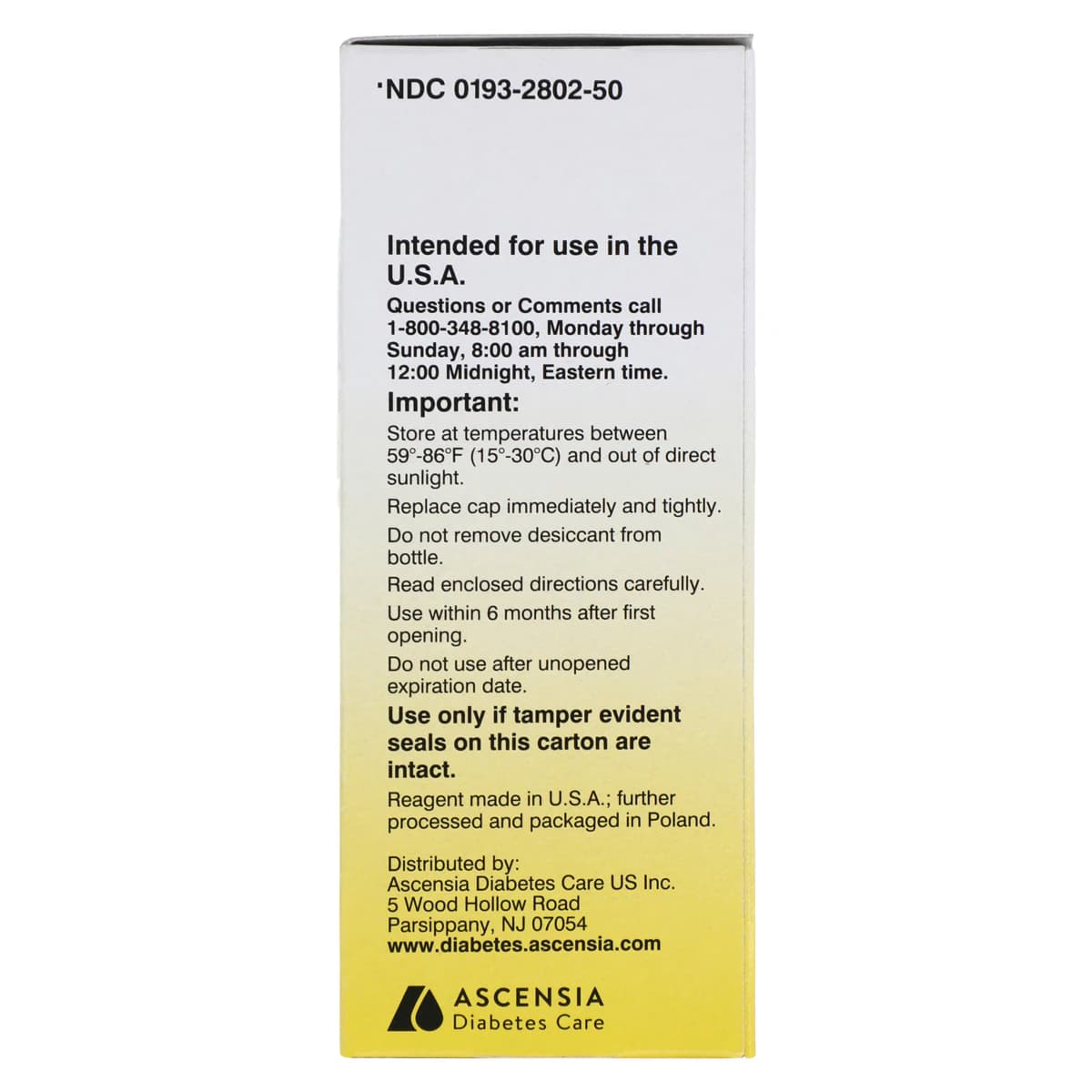 Diastix Reagent Strips, Glucose Urinalysis Test, 50/Bottle thumbnail 3