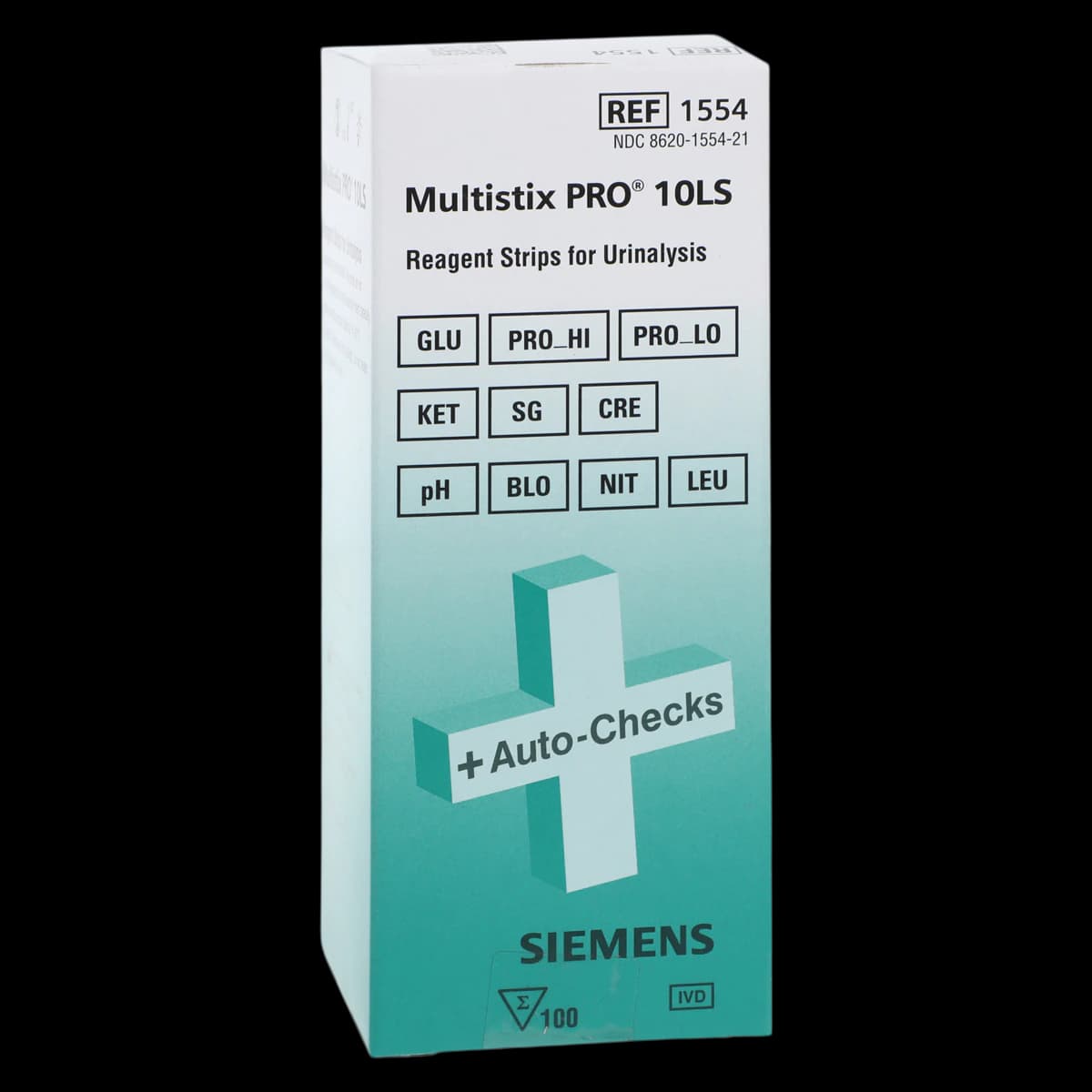 Siemens Multistix PRO 10LS Urinalysis Reagent Strips, 100/Bottle - Multistix Pro 10LS Reagent - Image 1