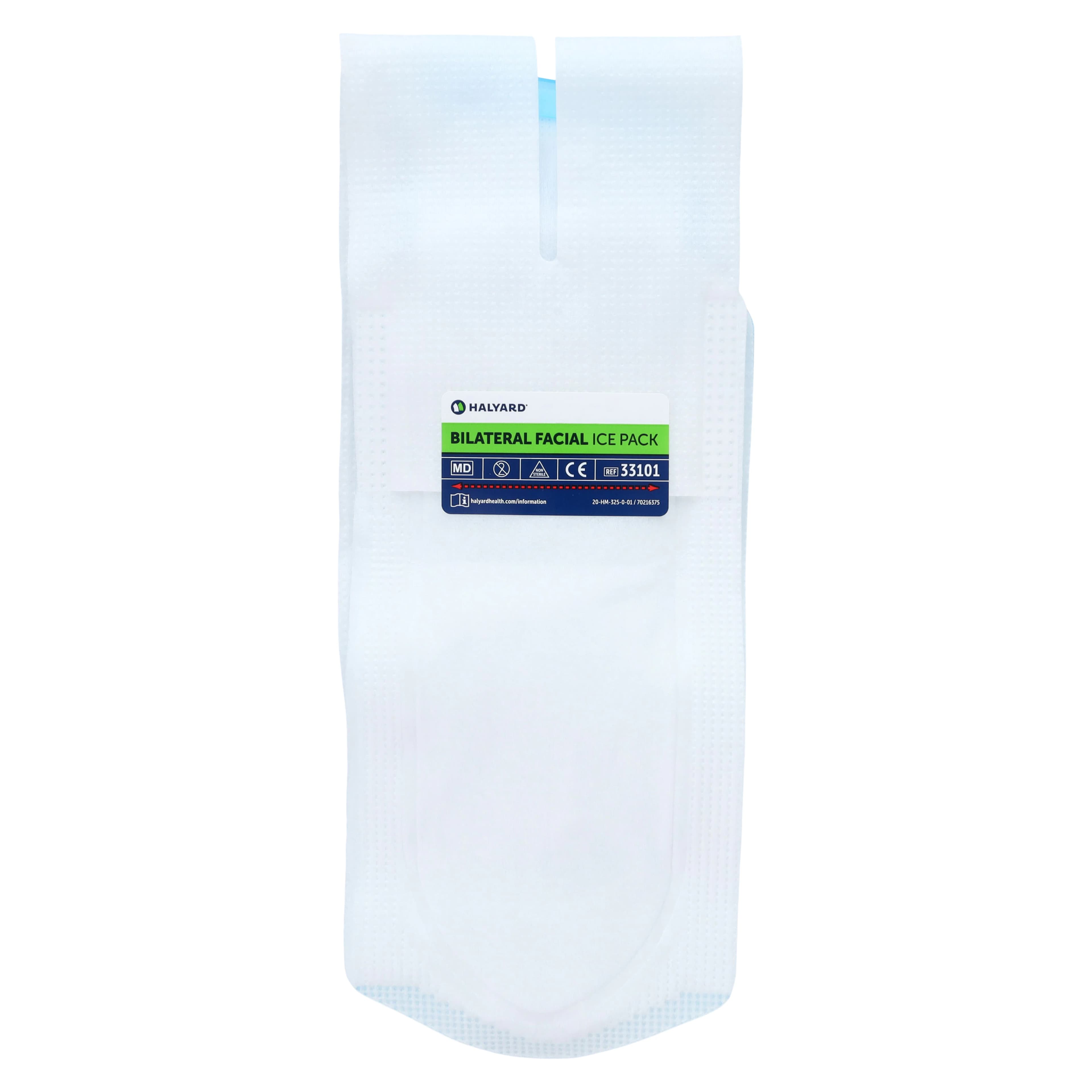 O & M Halyard Ice Pack Facial Bi-lateral, Stay-Dry, 5x12" thumbnail 2