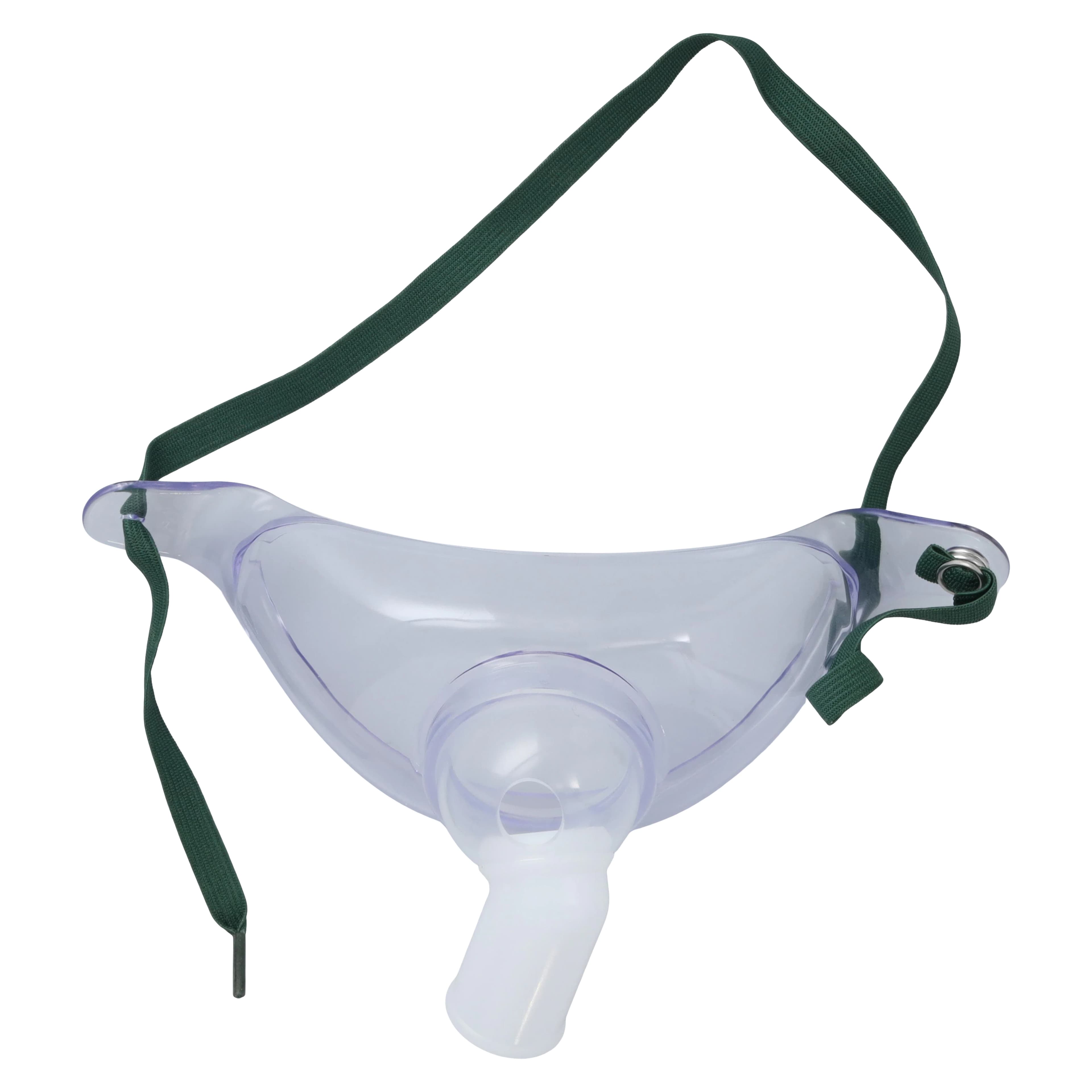 Medline Tracheostomy Mask, Adult, Clear, Each - Mask Tracheostomy Adult - Image 1