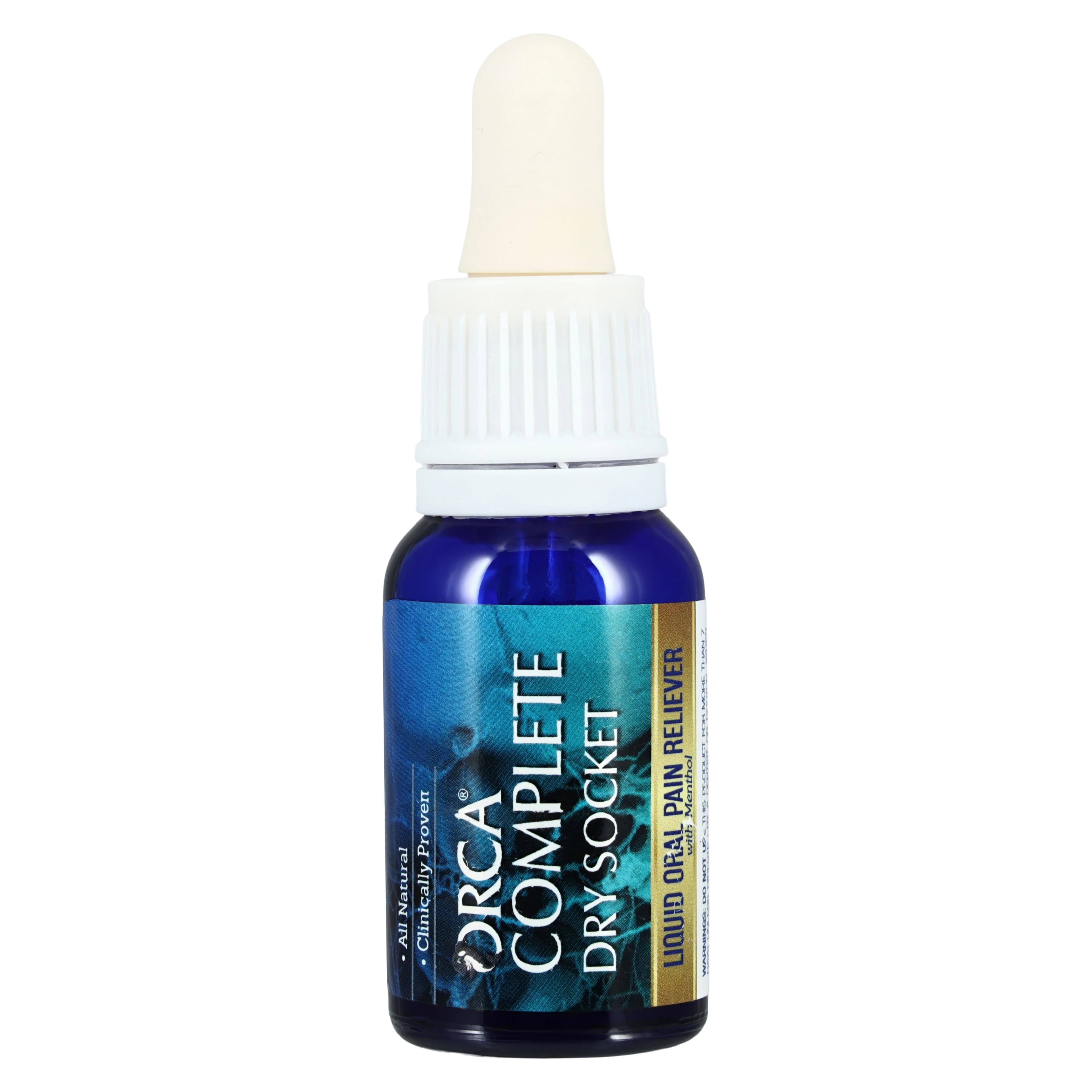 ORCA Complete Dry Socket All-Natural Liquid Treatment, 13 mL Dropper Bottle, 310993 thumbnail 3