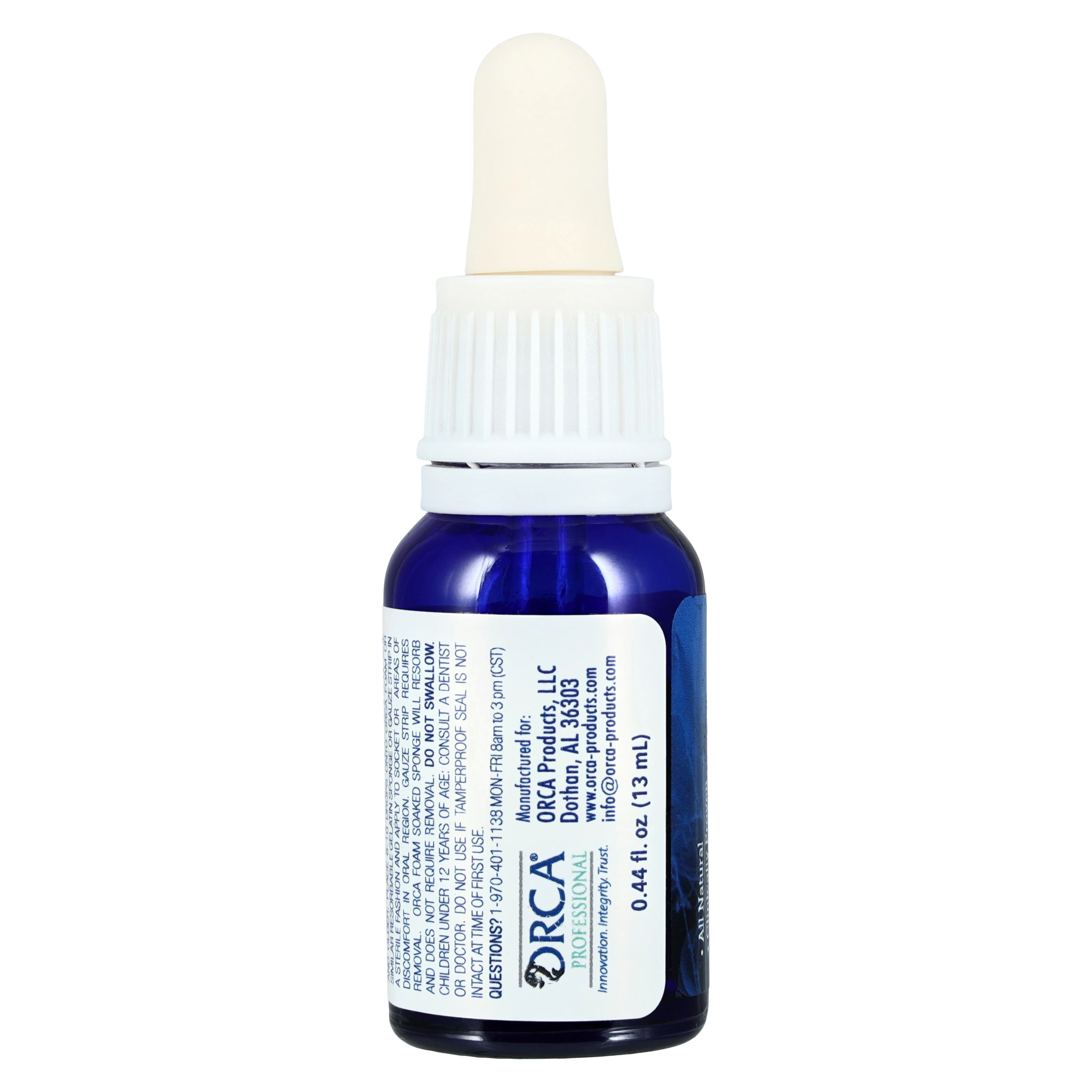 ORCA Complete Dry Socket All-Natural Liquid Treatment, 13 mL Dropper Bottle, 310993 thumbnail 5