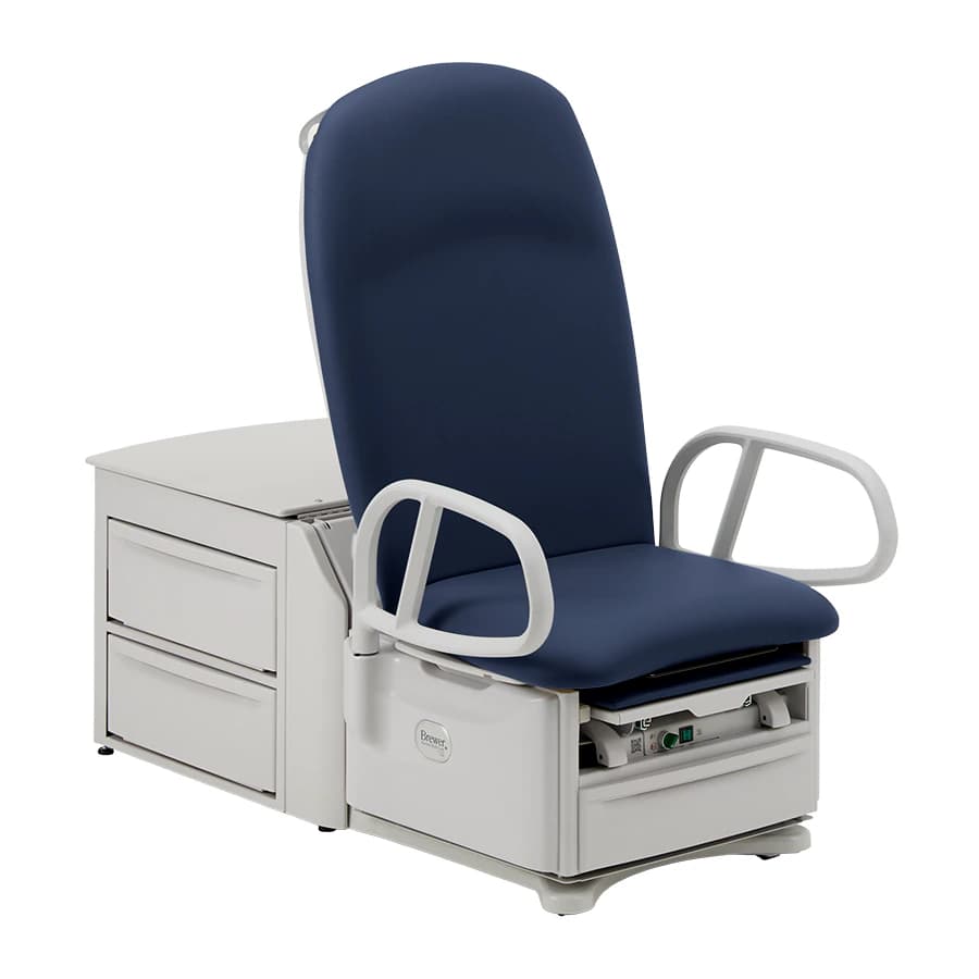 Brewer Access High-Low PLUS Powered Exam Table with Power Back, Eclipse Upholstery, 450 lb Capacity - ACCESS HIGH-LOW PLUS, Pwr Back - Image 1